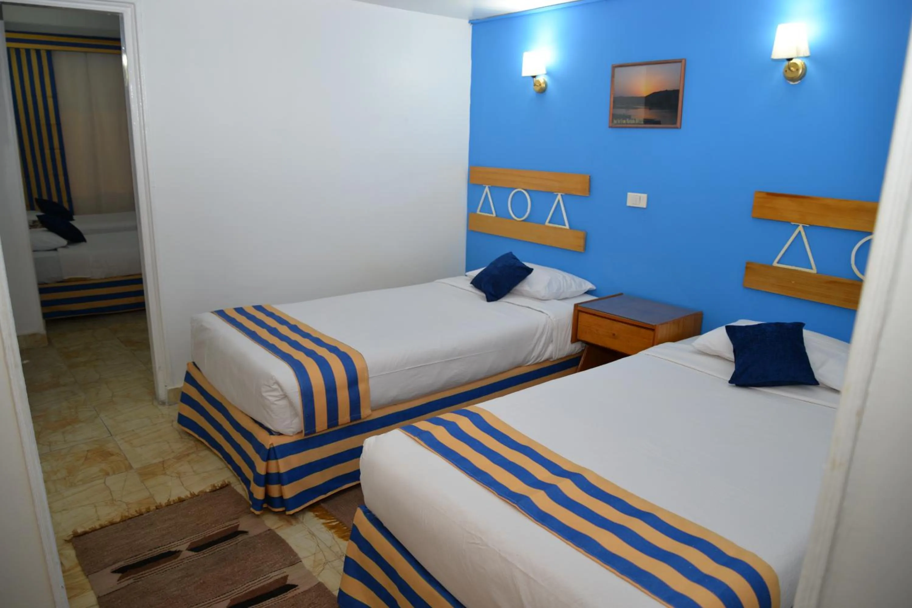 Bed in Marhaba Palace Hotel