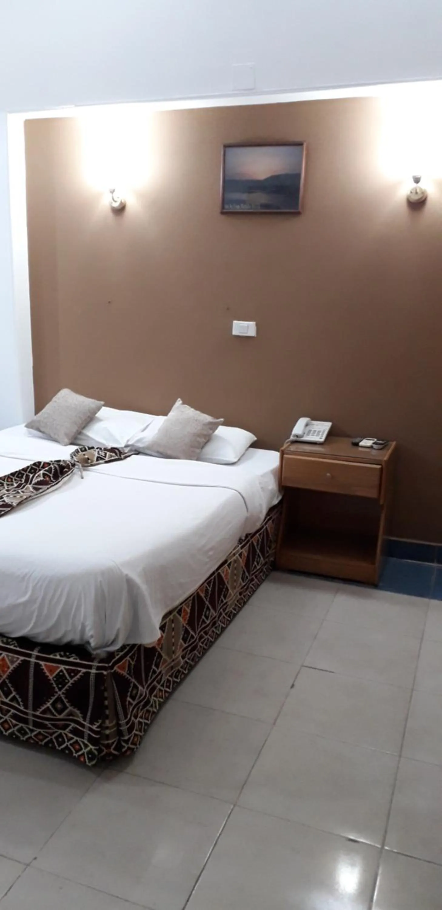 Bed in Marhaba Palace Hotel