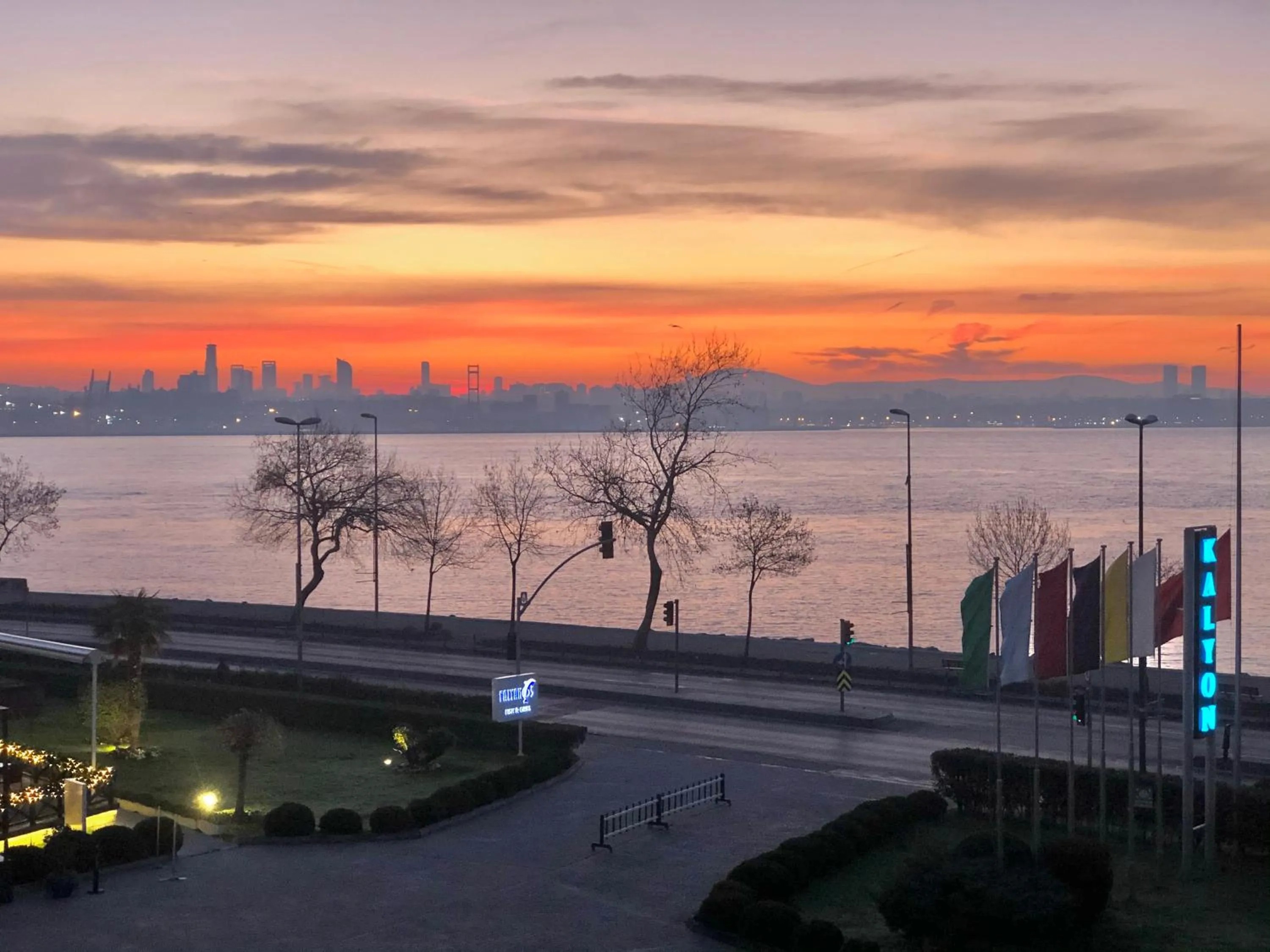 Sunrise in Kalyon Hotel Istanbul