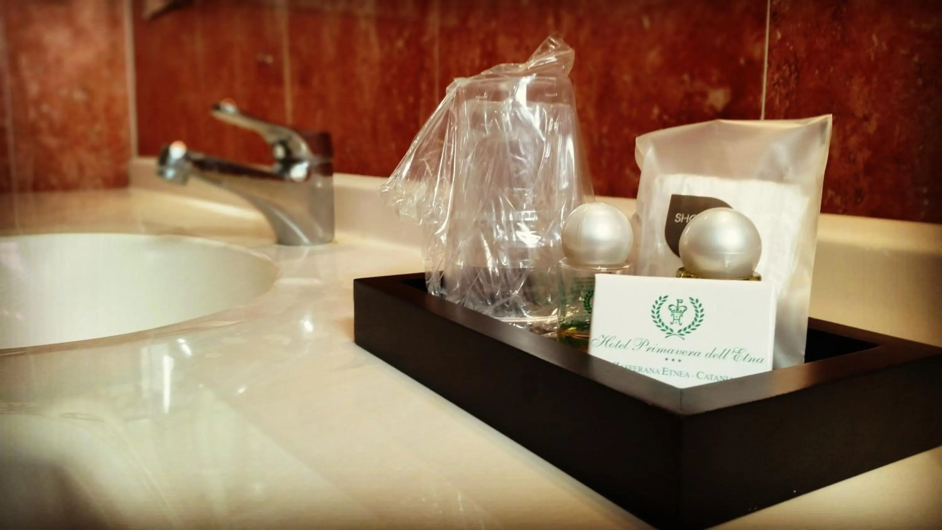 Shower in Hotel Primavera Dell'Etna