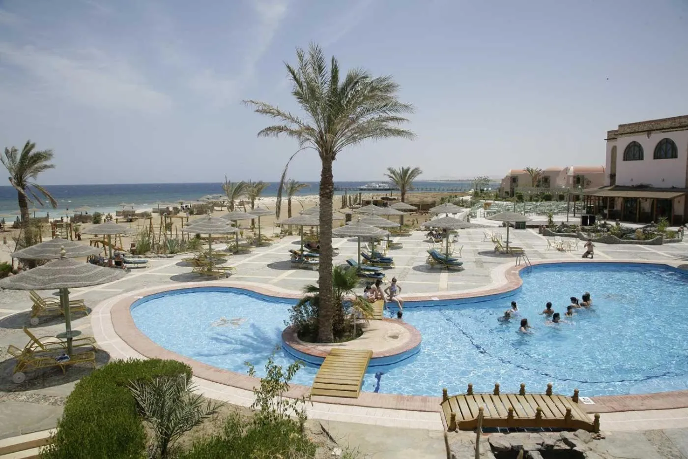 Pool view in Shams Alam Beach Resort