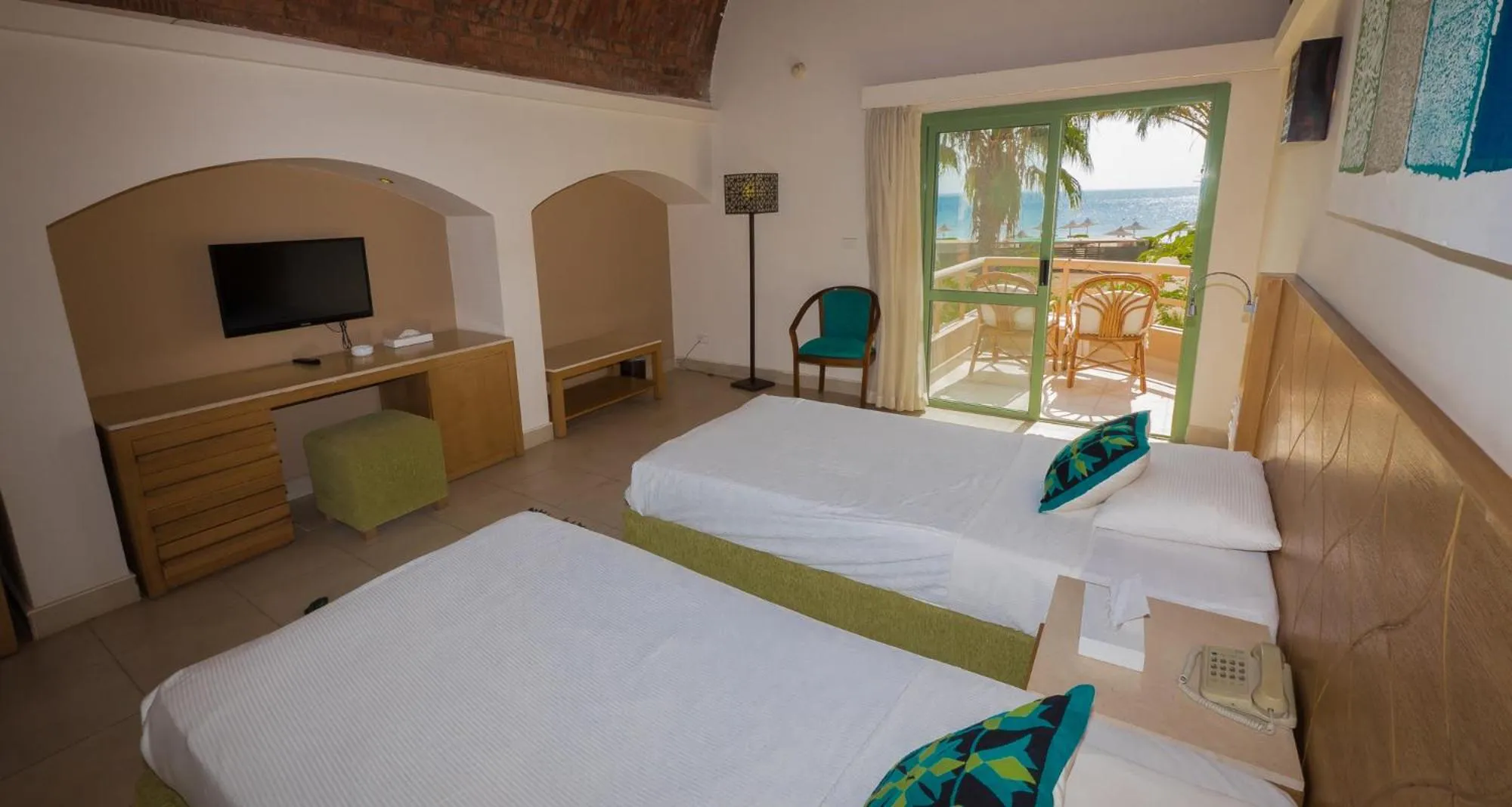 Photo of the whole room, Bed in Shams Alam Beach Resort