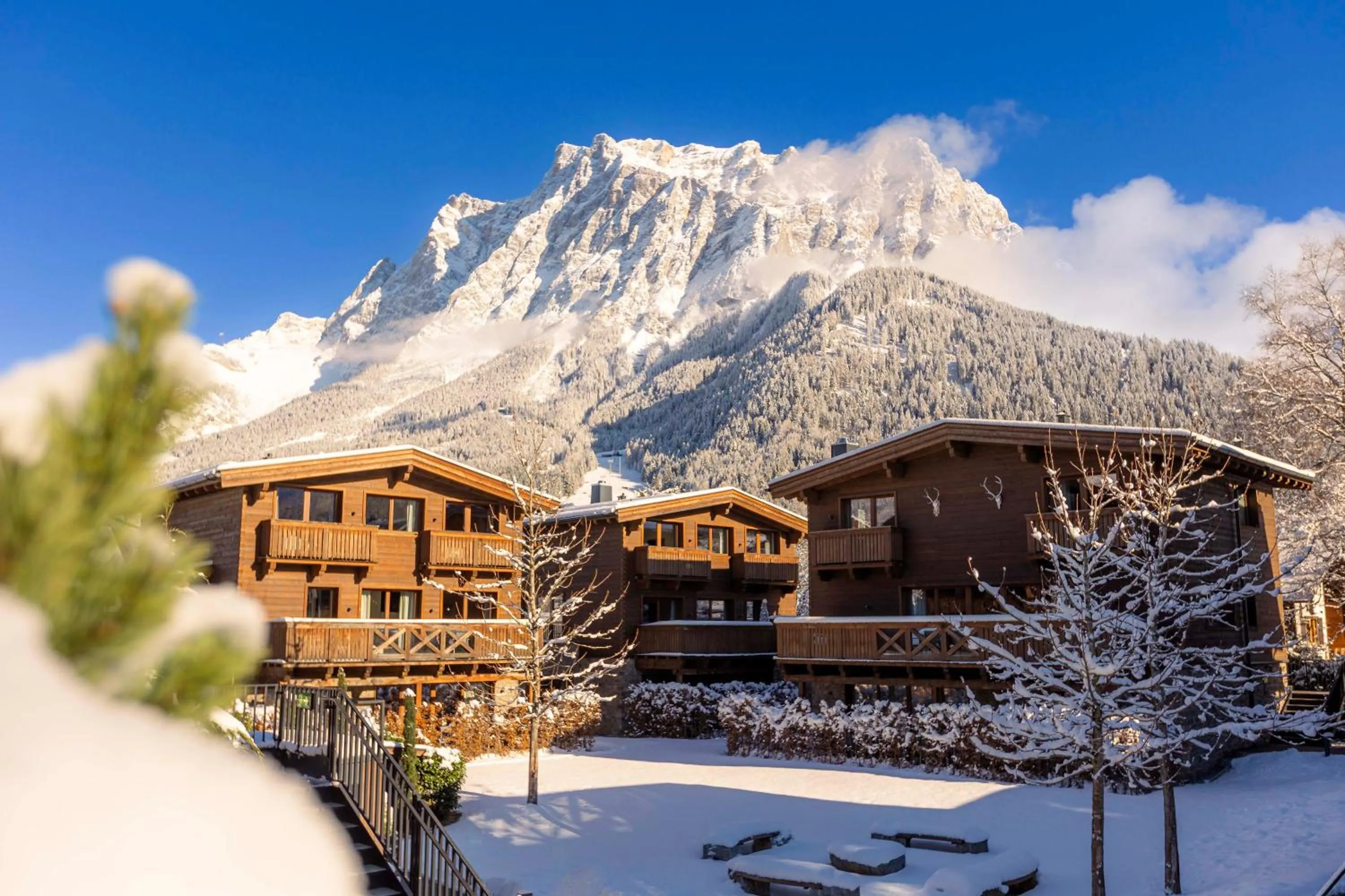 Property building in Bergresort Zugspitze Ehrwald by ALPS RESORTS