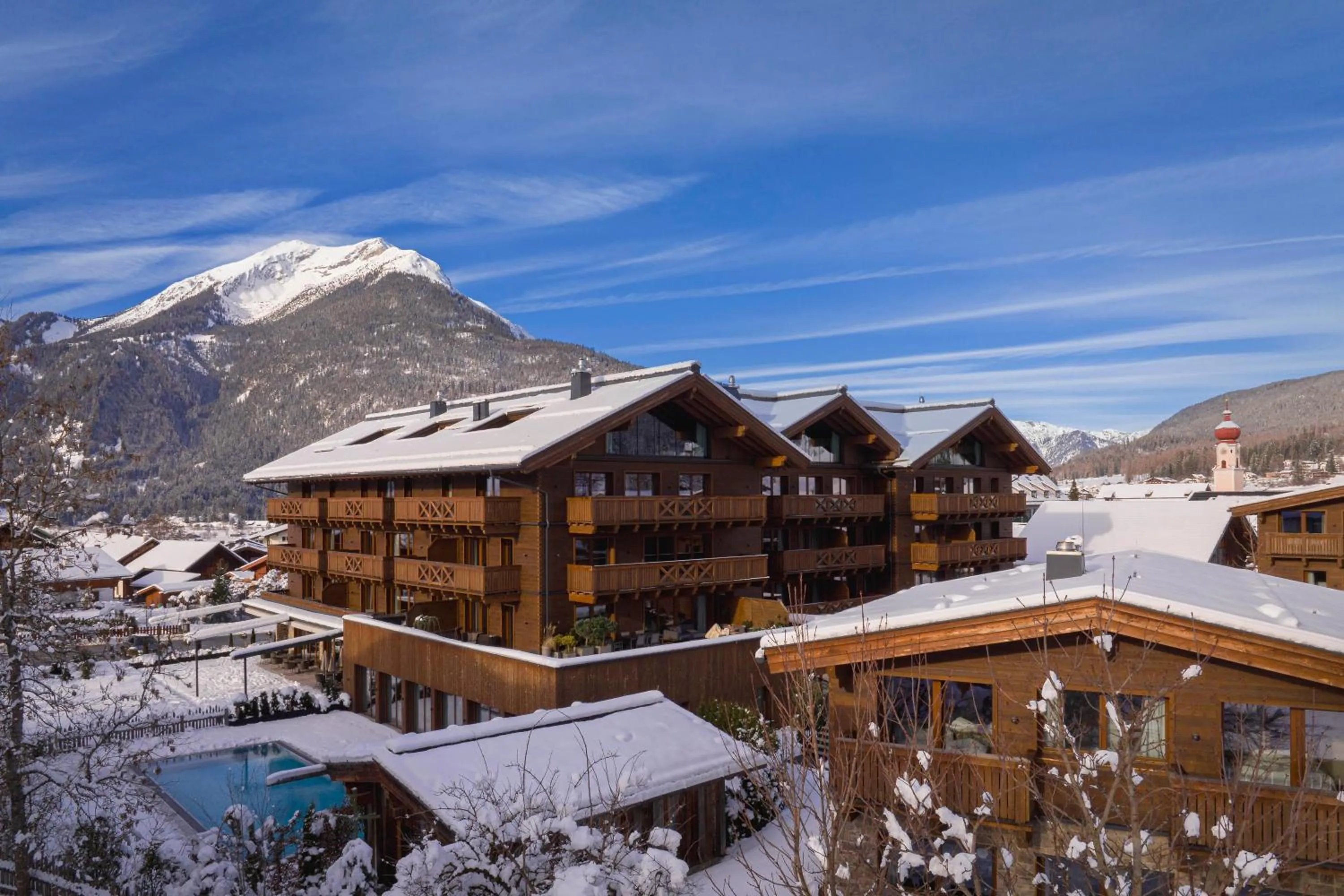 Property building in Bergresort Zugspitze Ehrwald by ALPS RESORTS