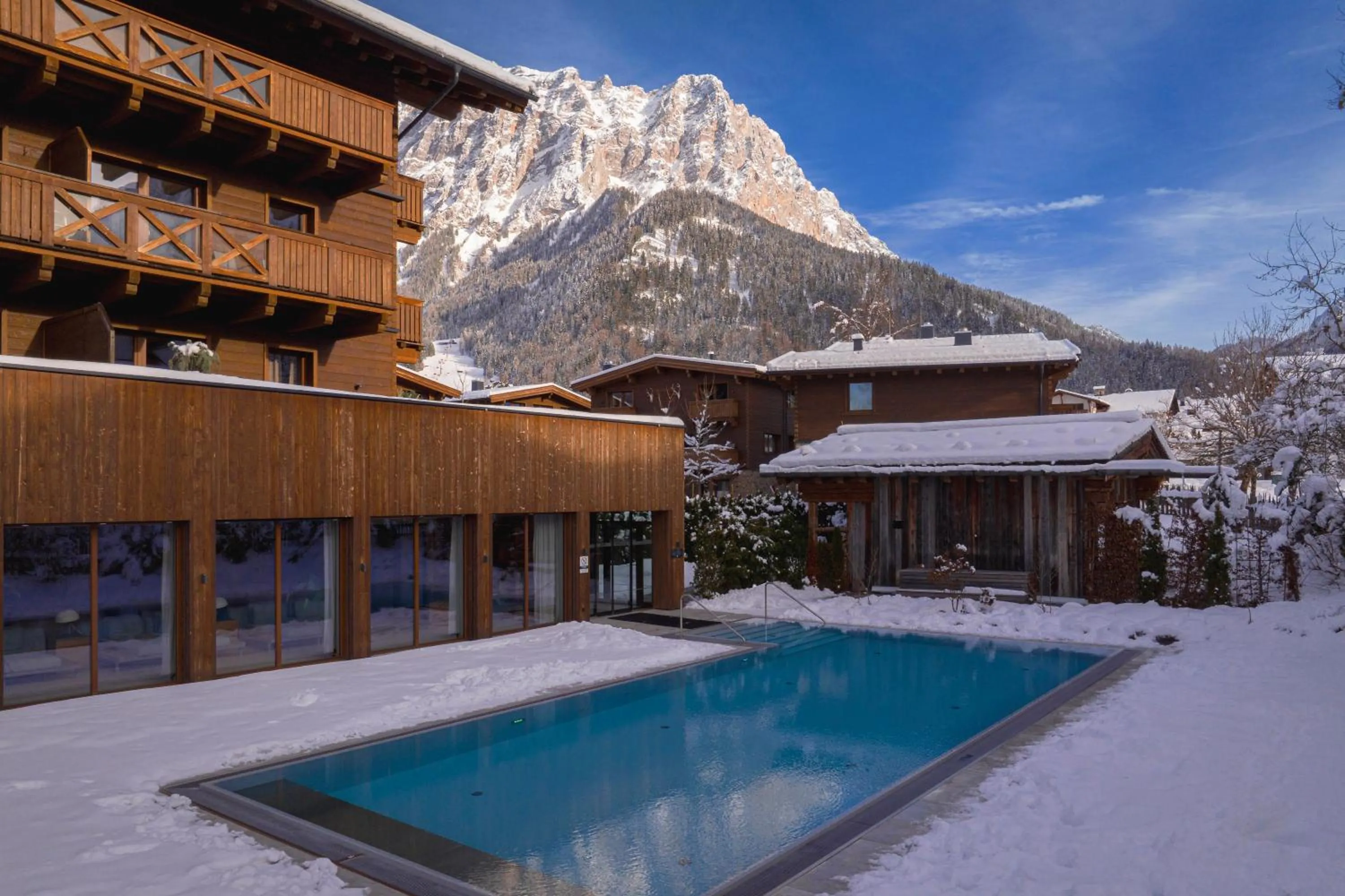 Property building in Bergresort Zugspitze Ehrwald by ALPS RESORTS