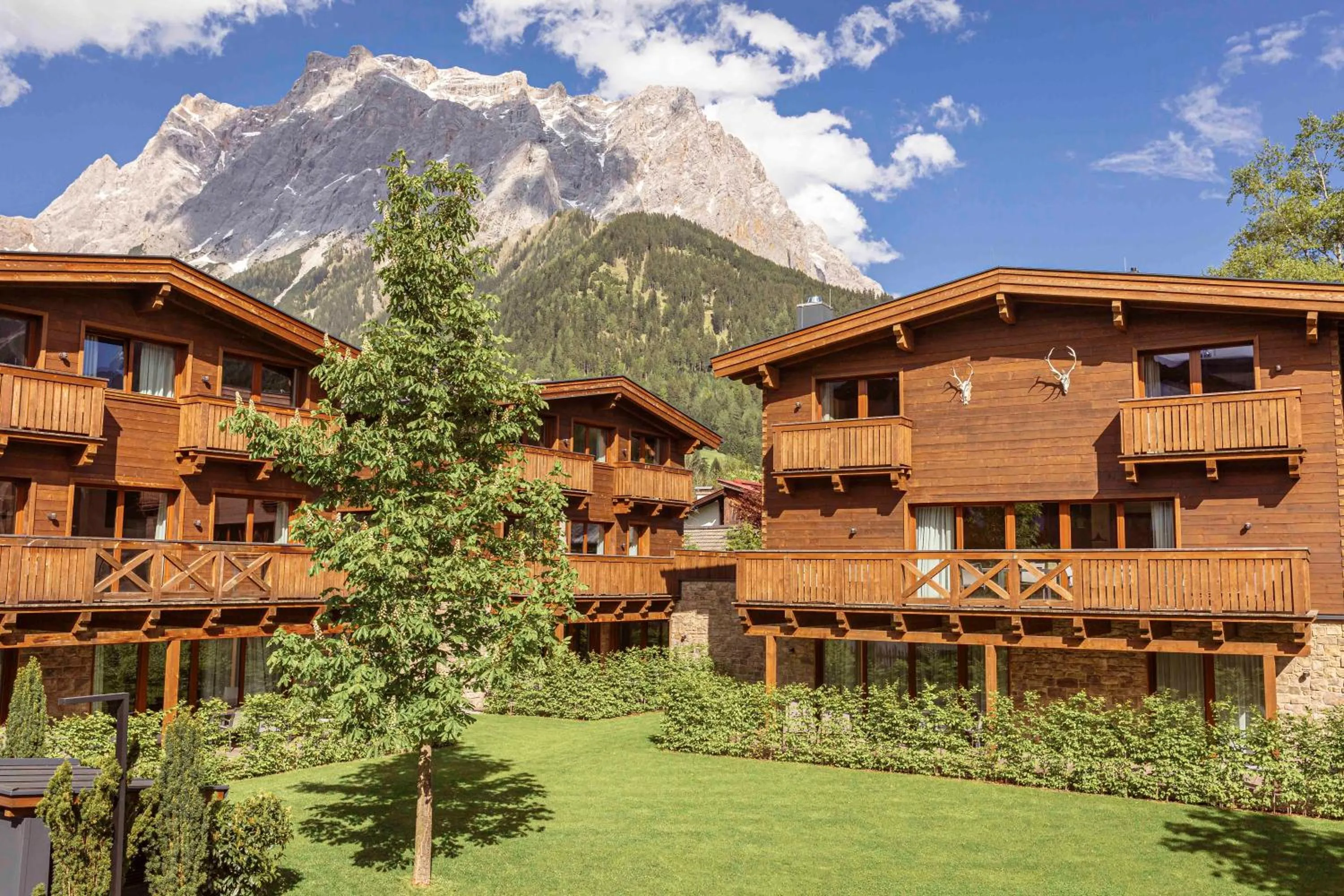 Property building in Bergresort Zugspitze Ehrwald by ALPS RESORTS