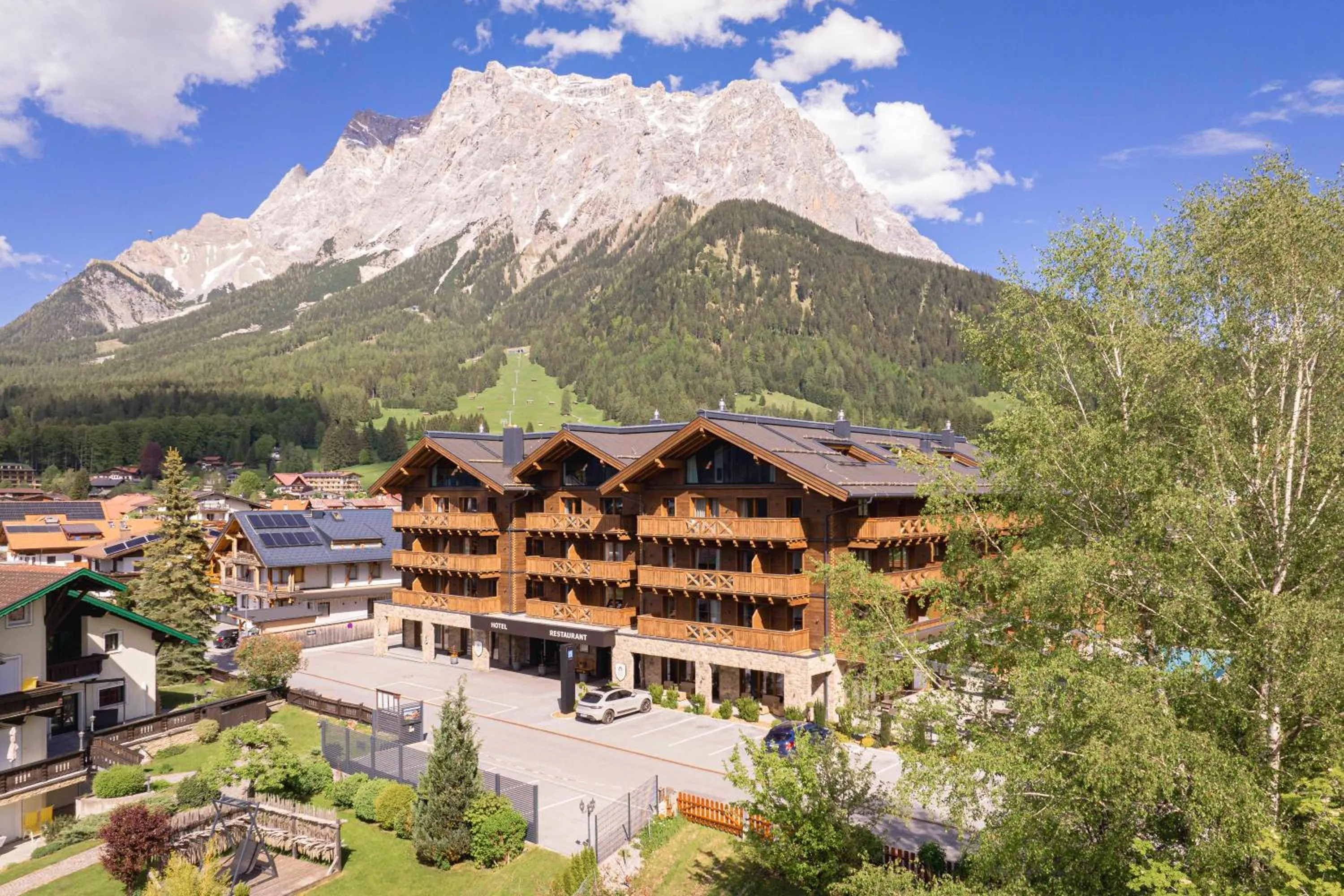 Property building in Bergresort Zugspitze Ehrwald by ALPS RESORTS