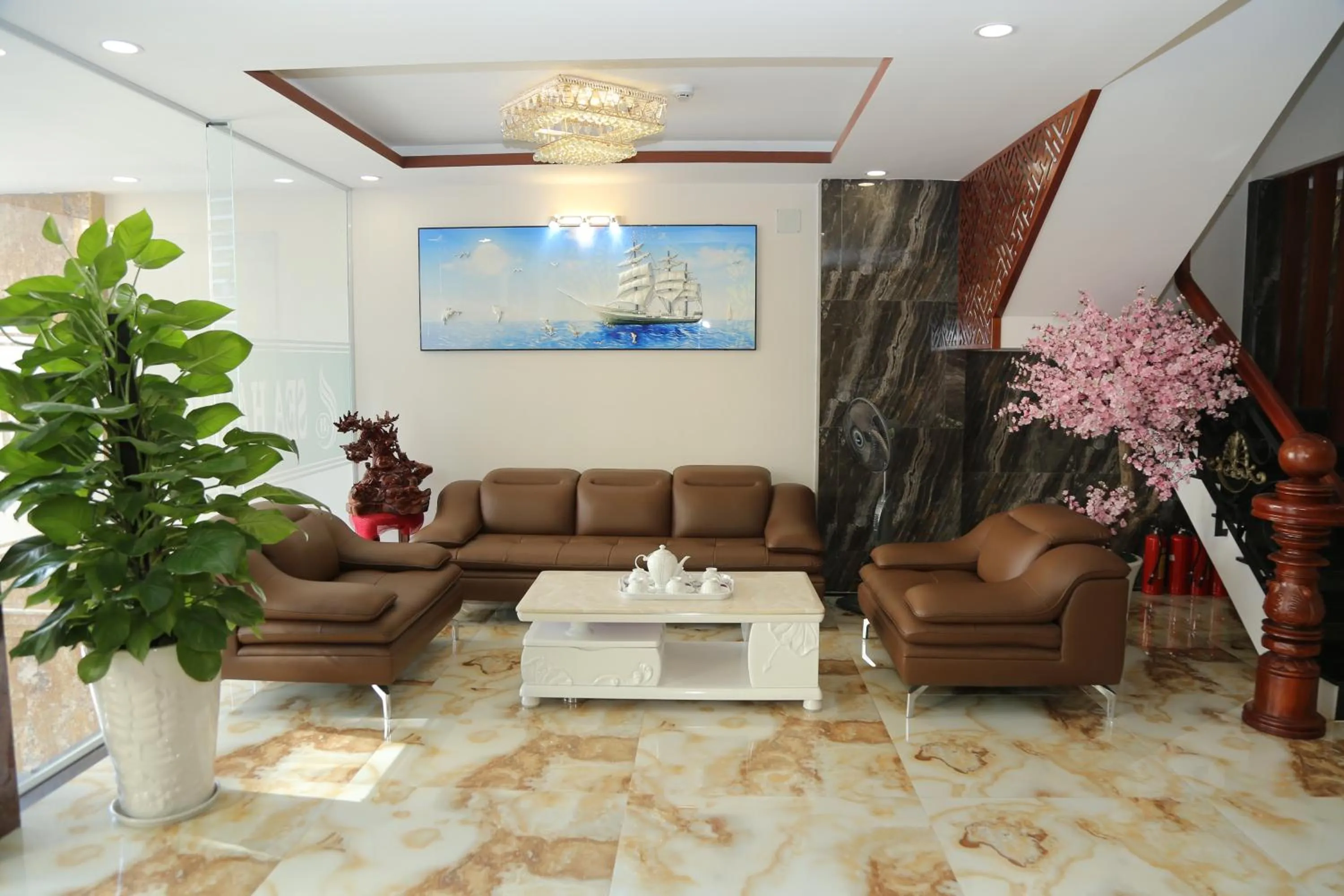 Communal lounge/ TV room in Xavia Hotel Quy Nhơn