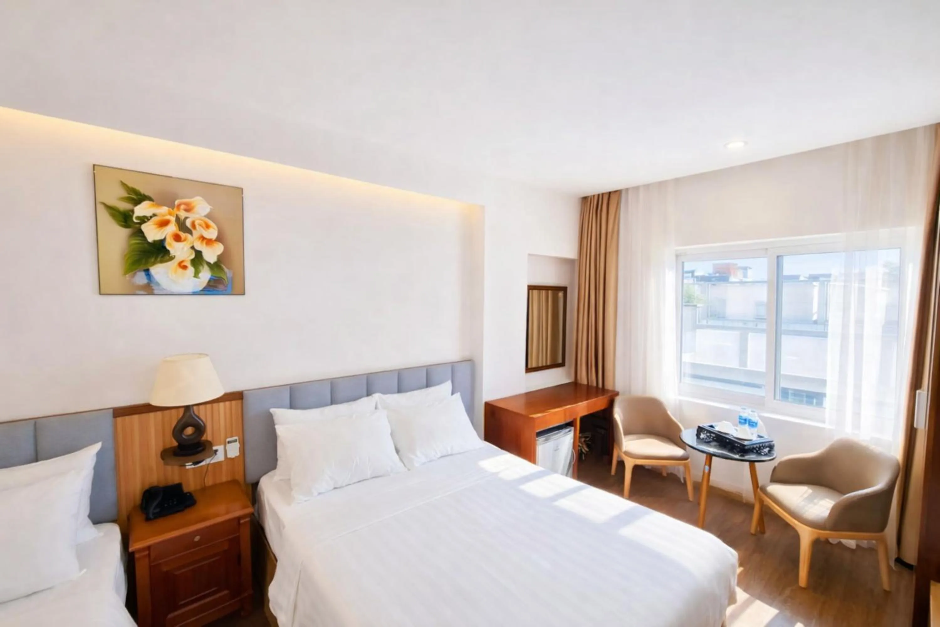 Bed in Xavia Hotel Quy Nhơn