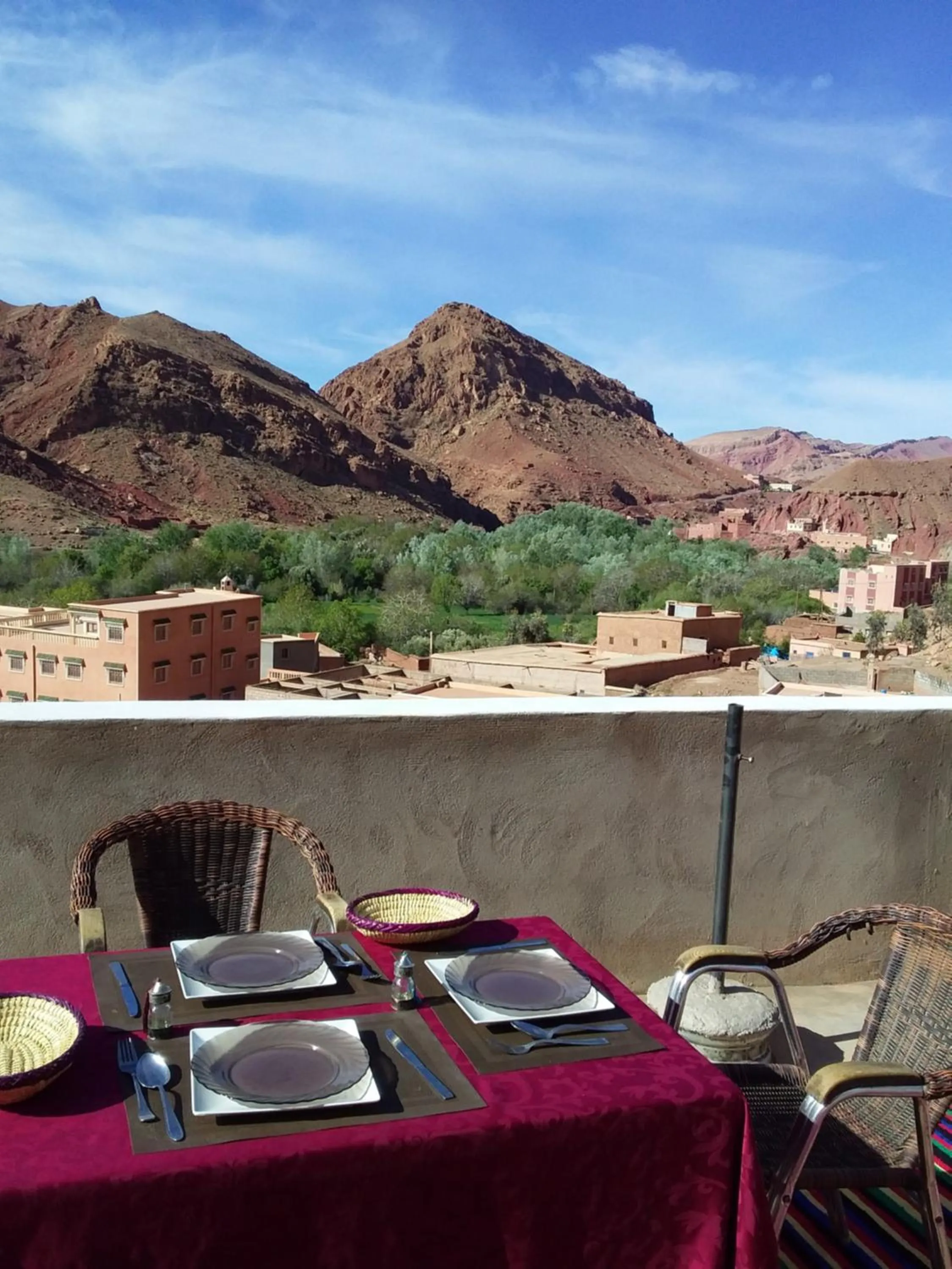 Patio in Maison D'hote Amazir DADES