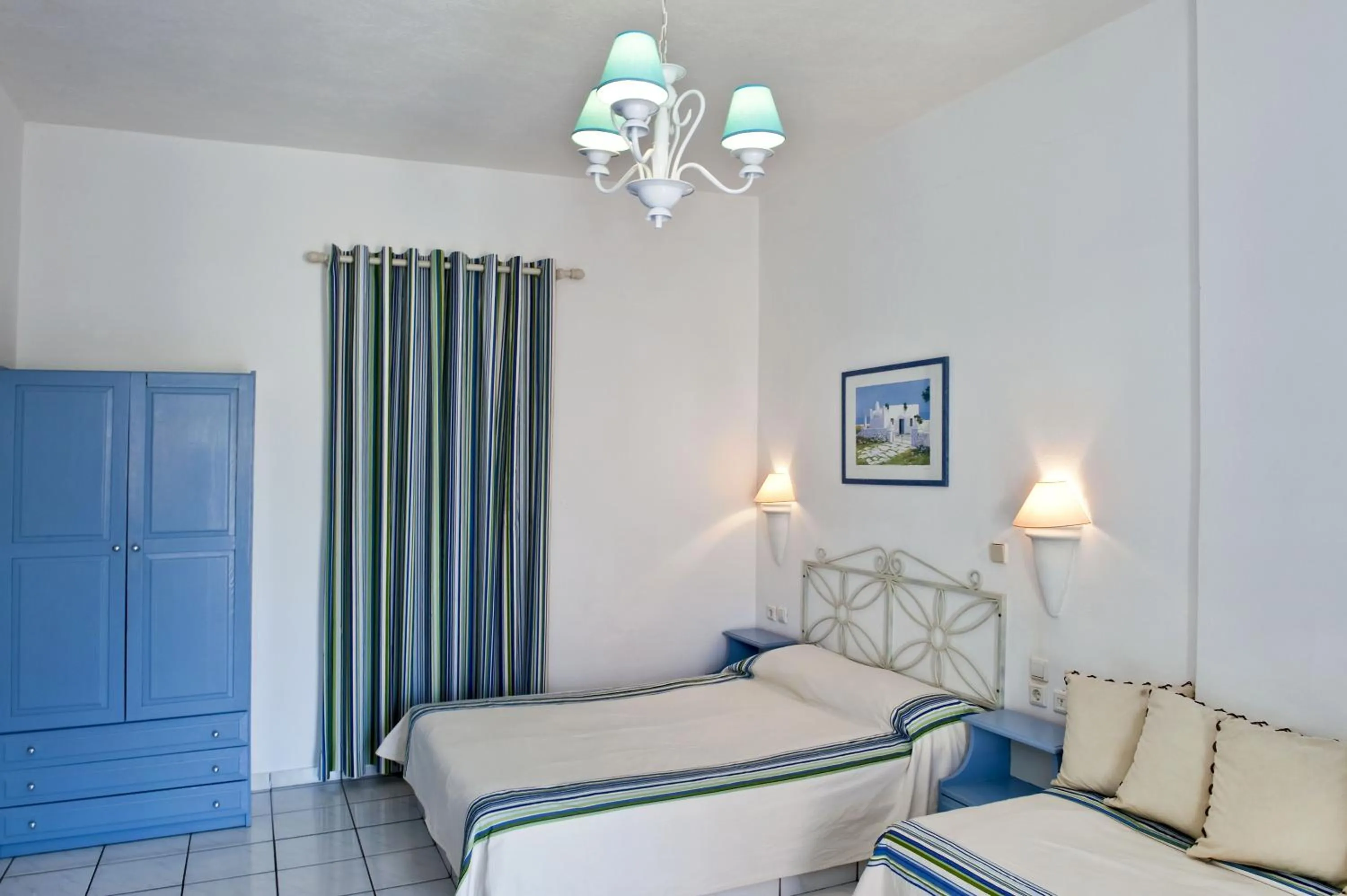 Bedroom, Bed in Meltemi Village Hotel