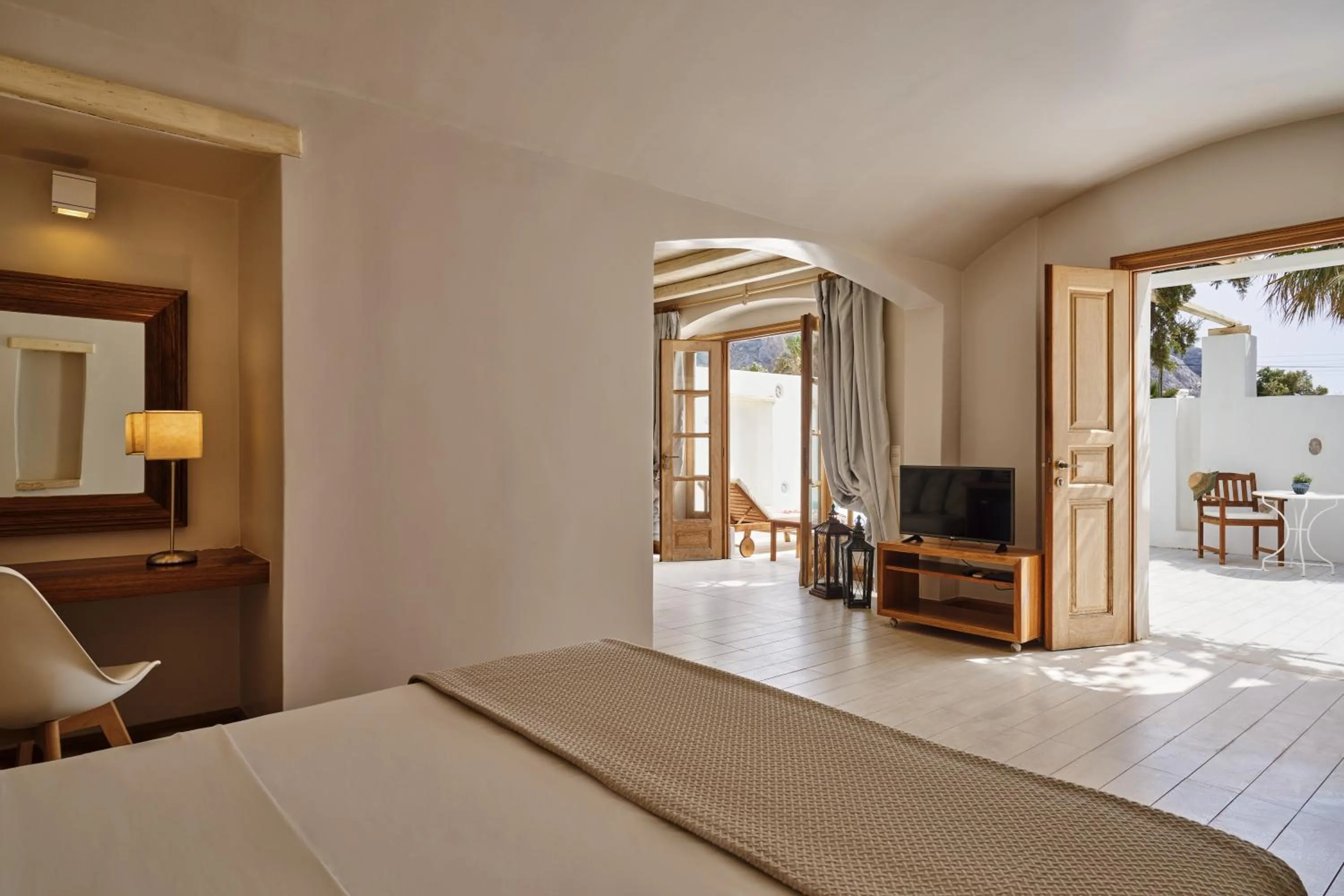 Bedroom, Bed in Meltemi Village Hotel