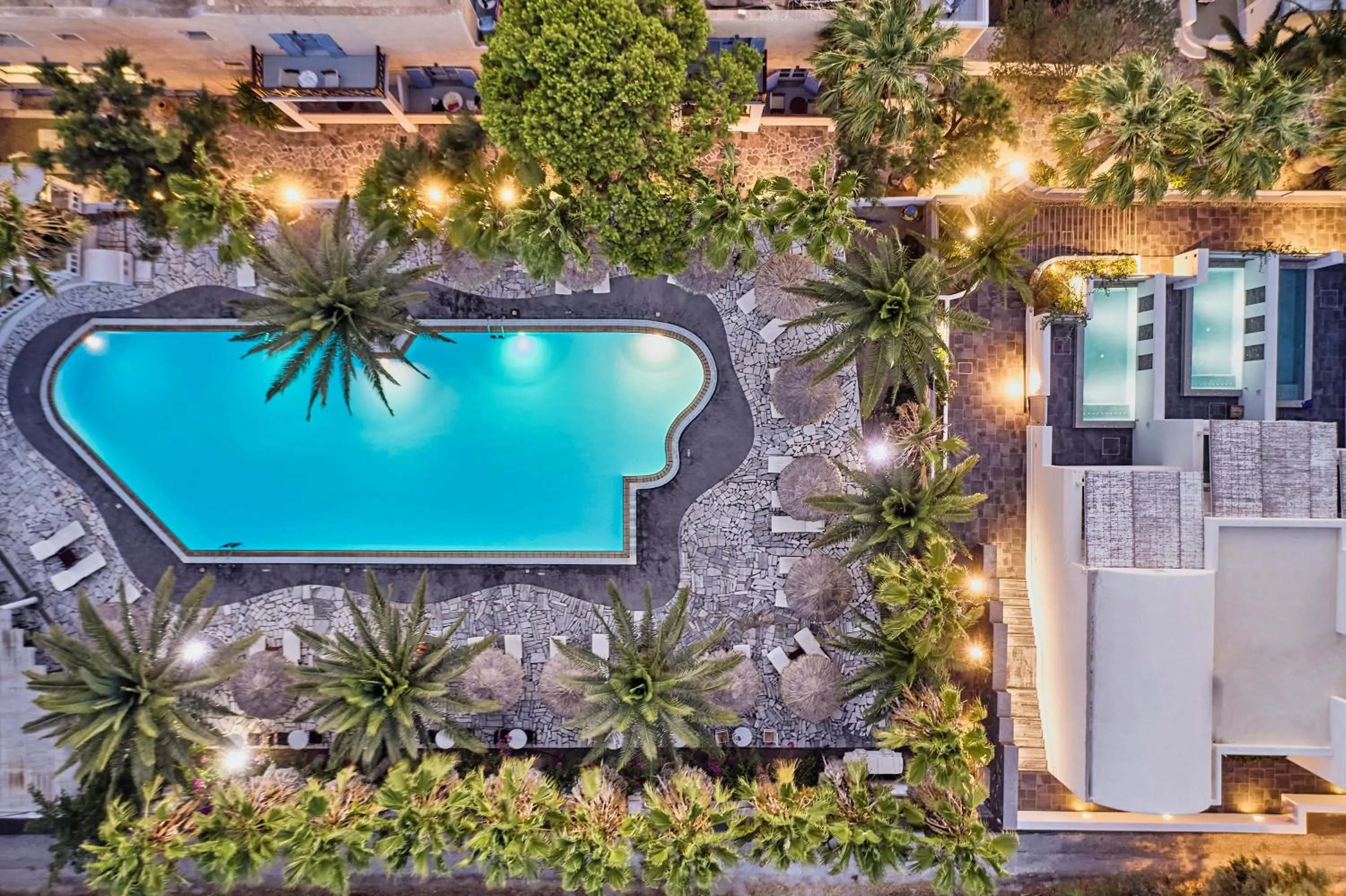 Bird's eye view in Meltemi Village Hotel