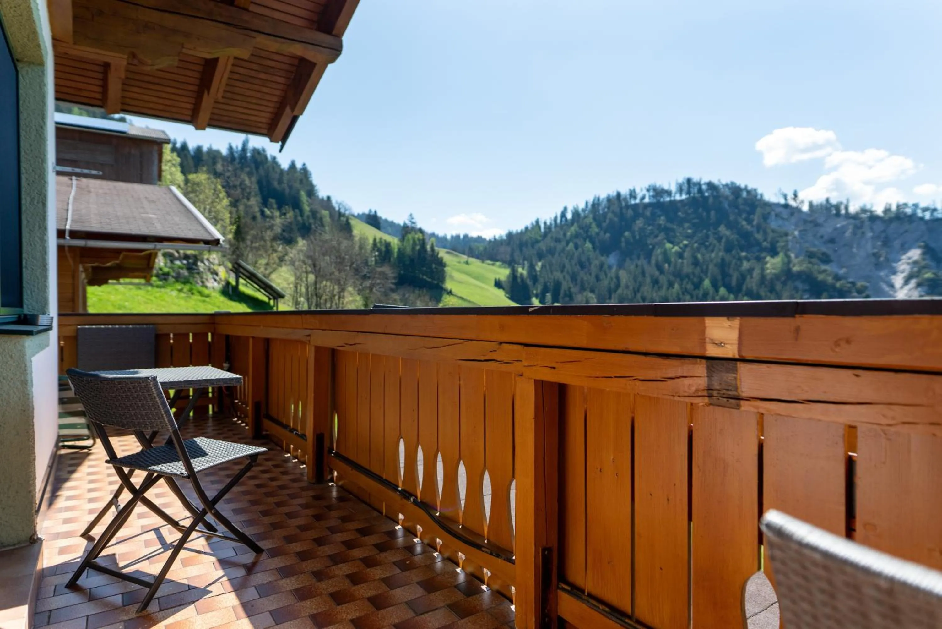 Balcony/Terrace in Pension Bergbauernhof Irxner
