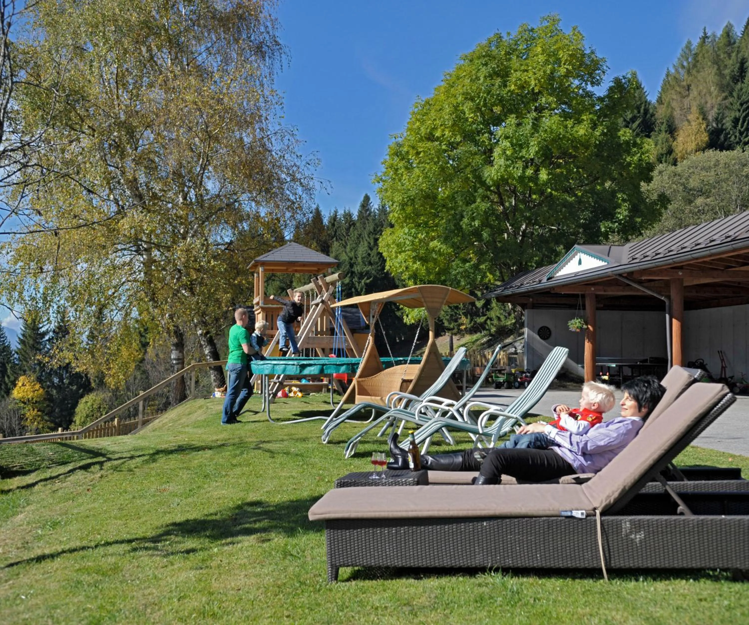 Children play ground in Pension Bergbauernhof Irxner