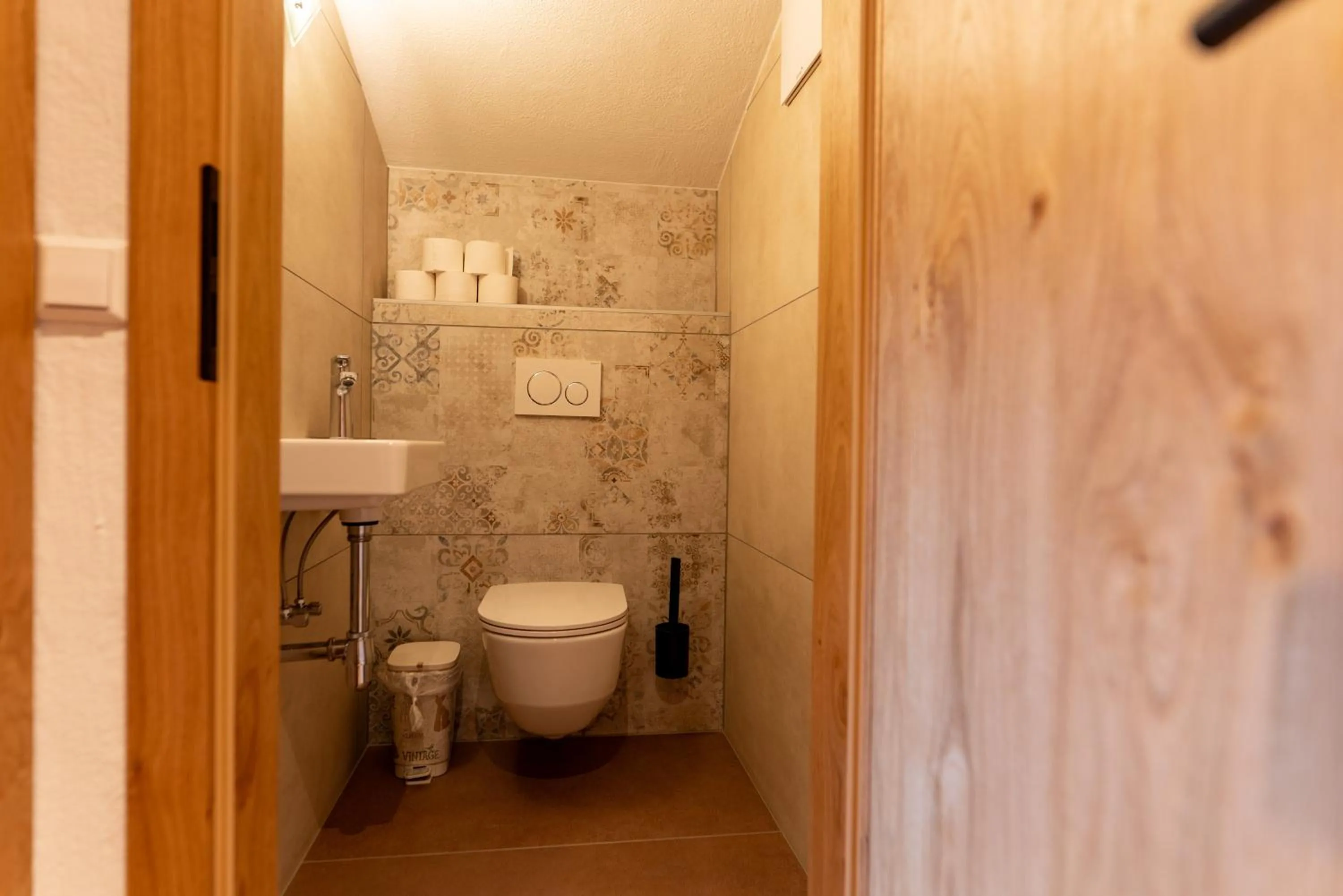 Toilet in Pension Bergbauernhof Irxner