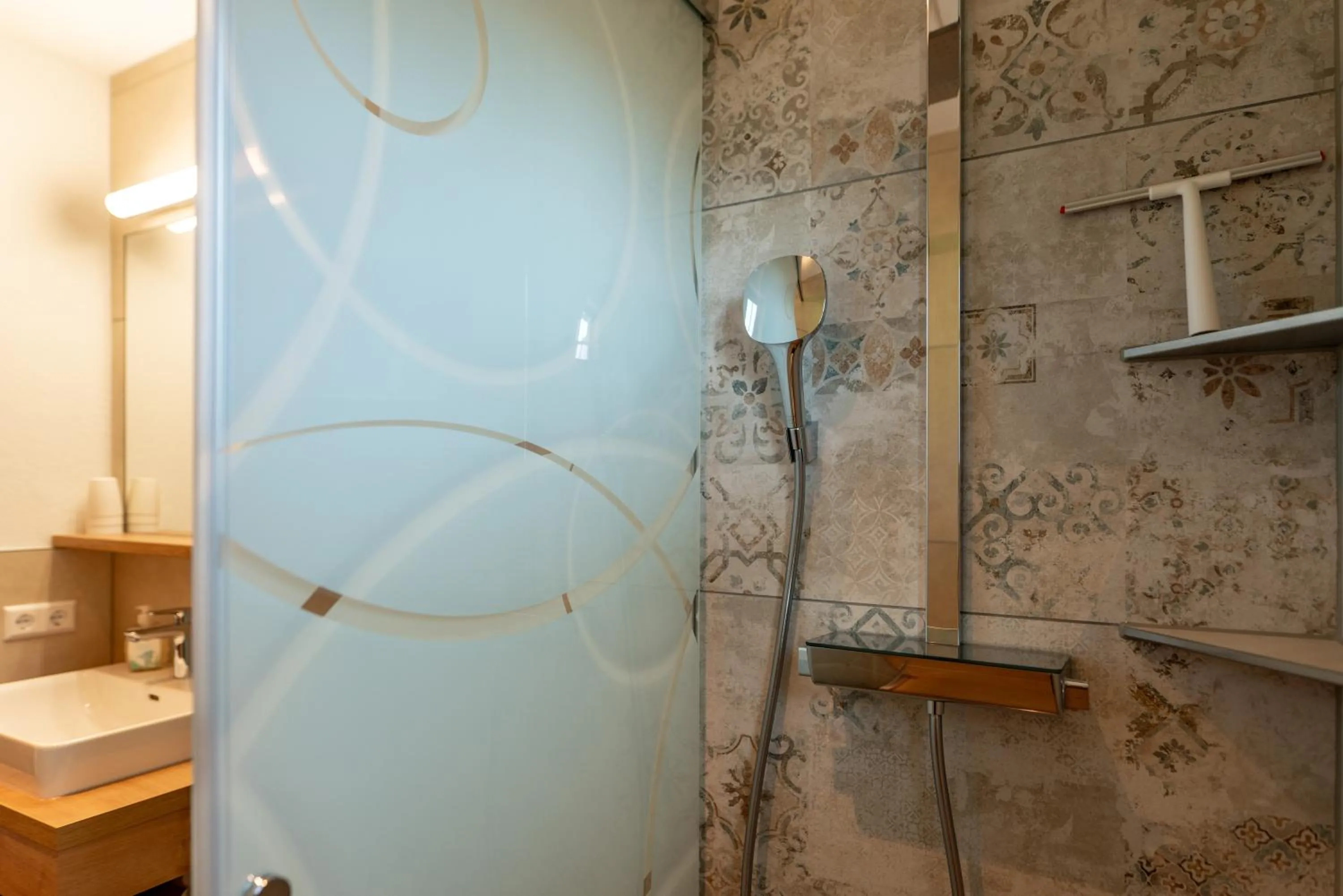 Bathroom in Pension Bergbauernhof Irxner