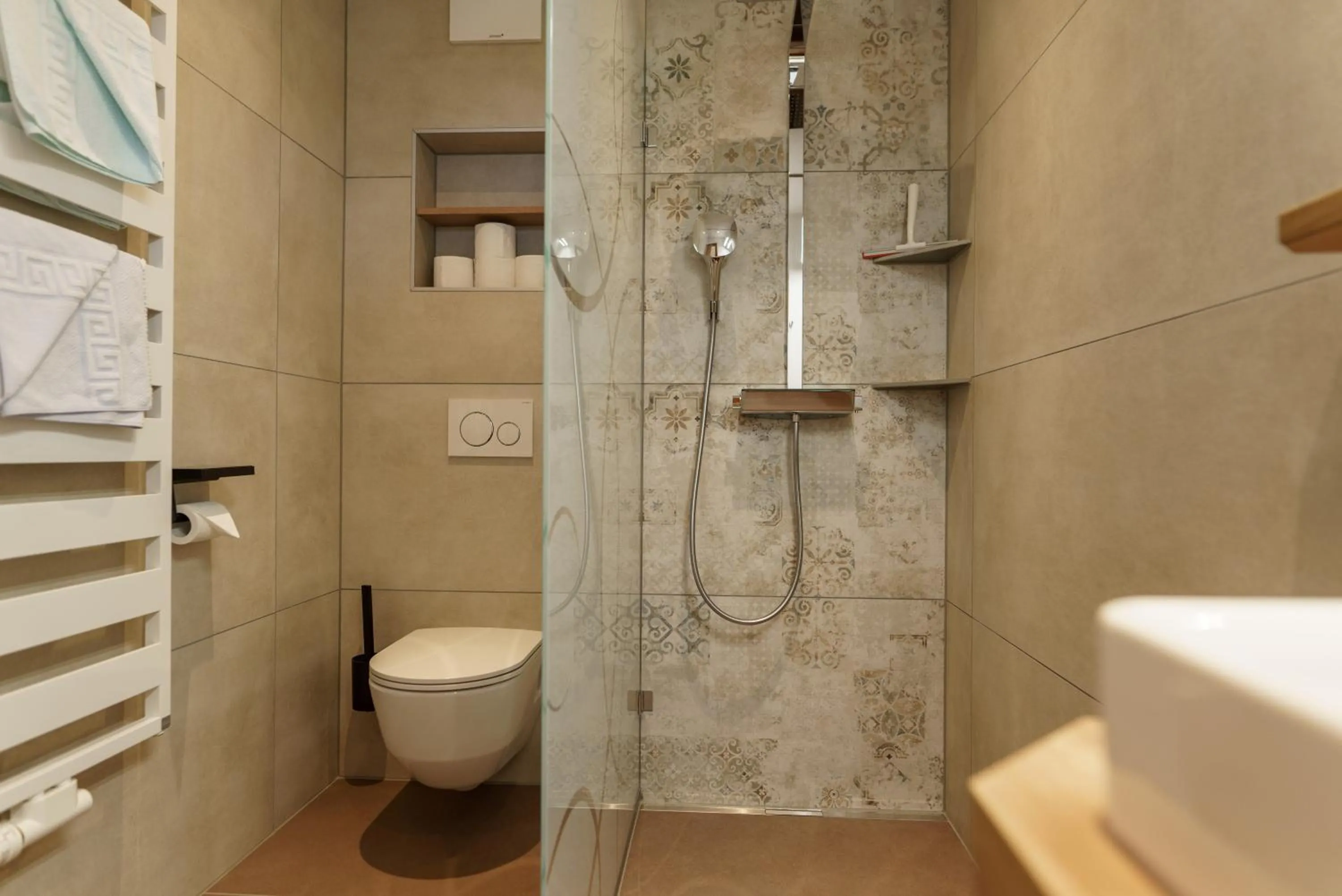 Bathroom in Pension Bergbauernhof Irxner