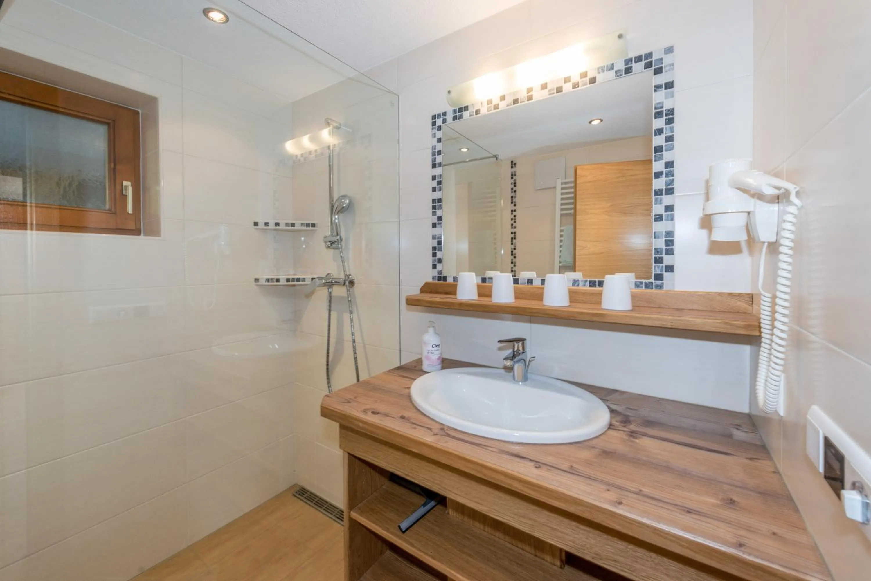 Shower in Pension Bergbauernhof Irxner