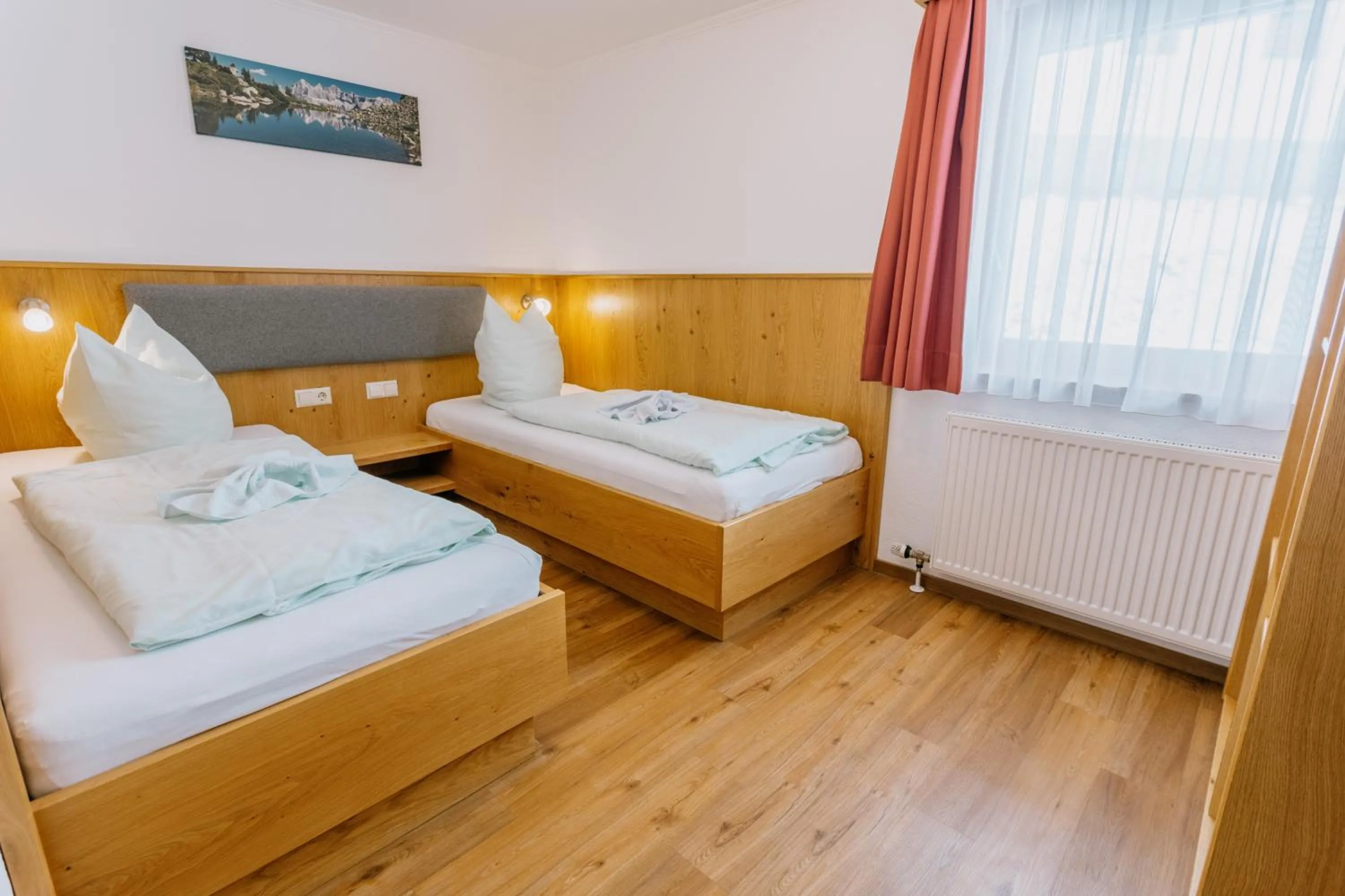 Bed in Pension Bergbauernhof Irxner