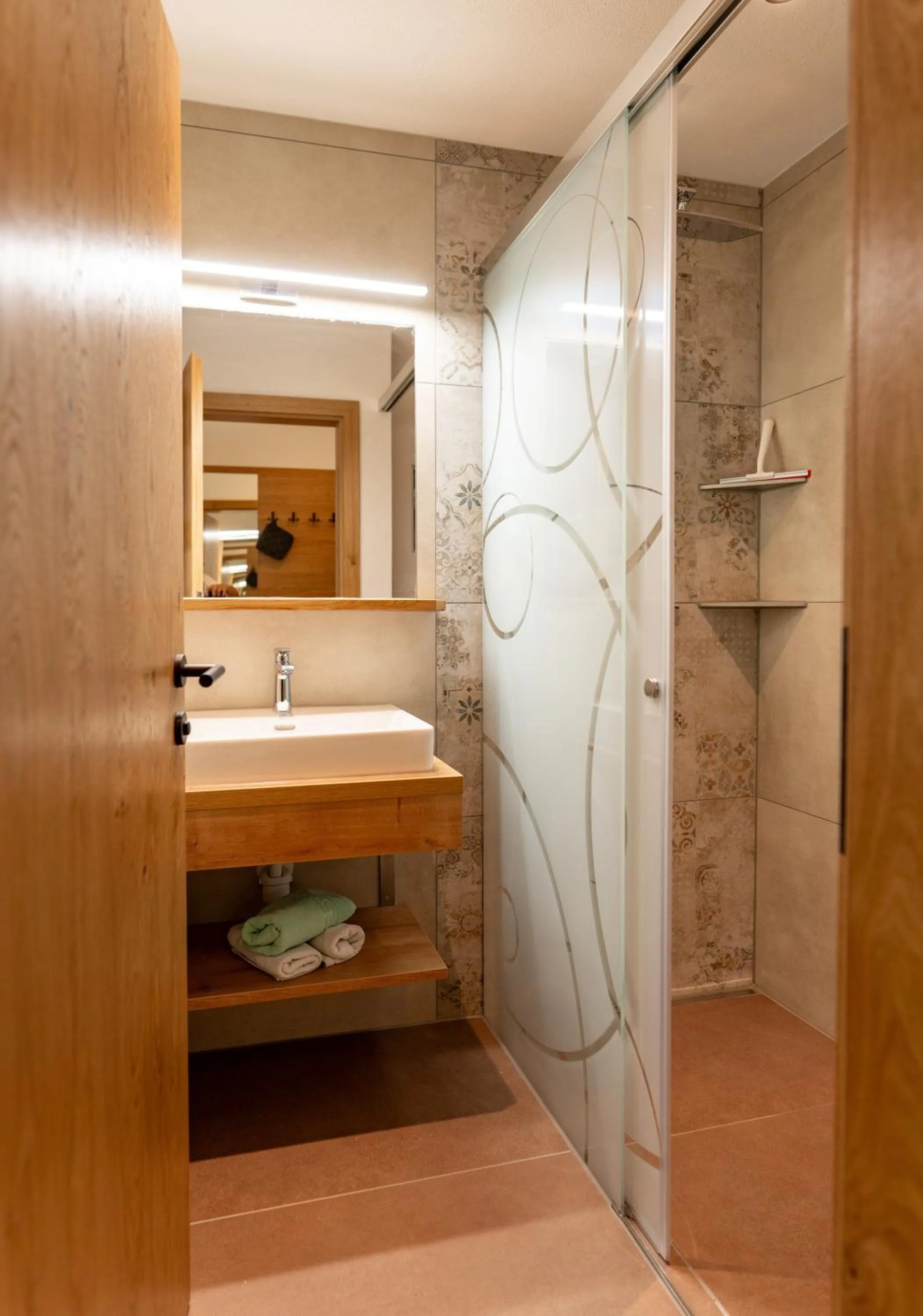 Bathroom in Pension Bergbauernhof Irxner