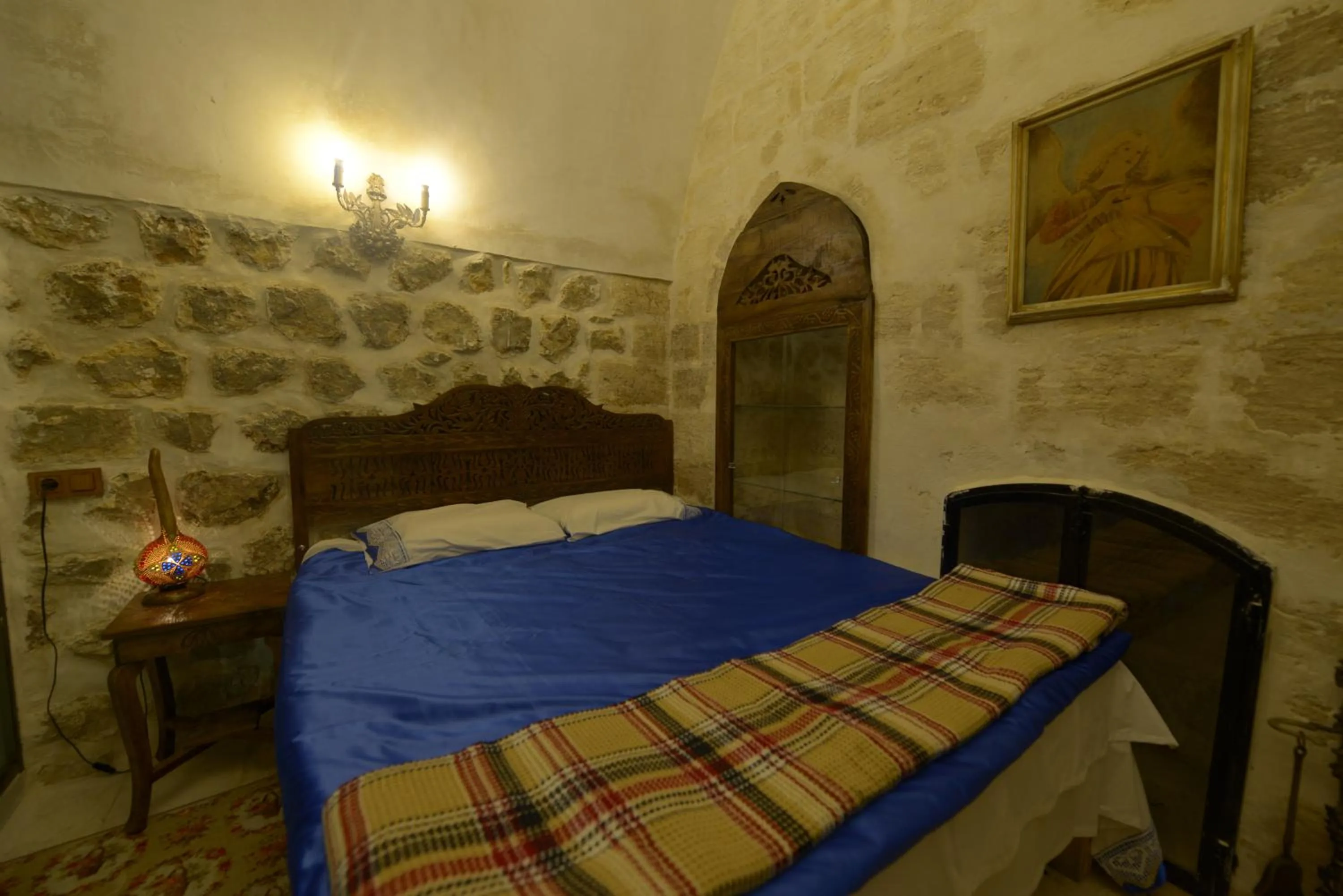 Bed in MERDİN BOUTİQUE HOTEL