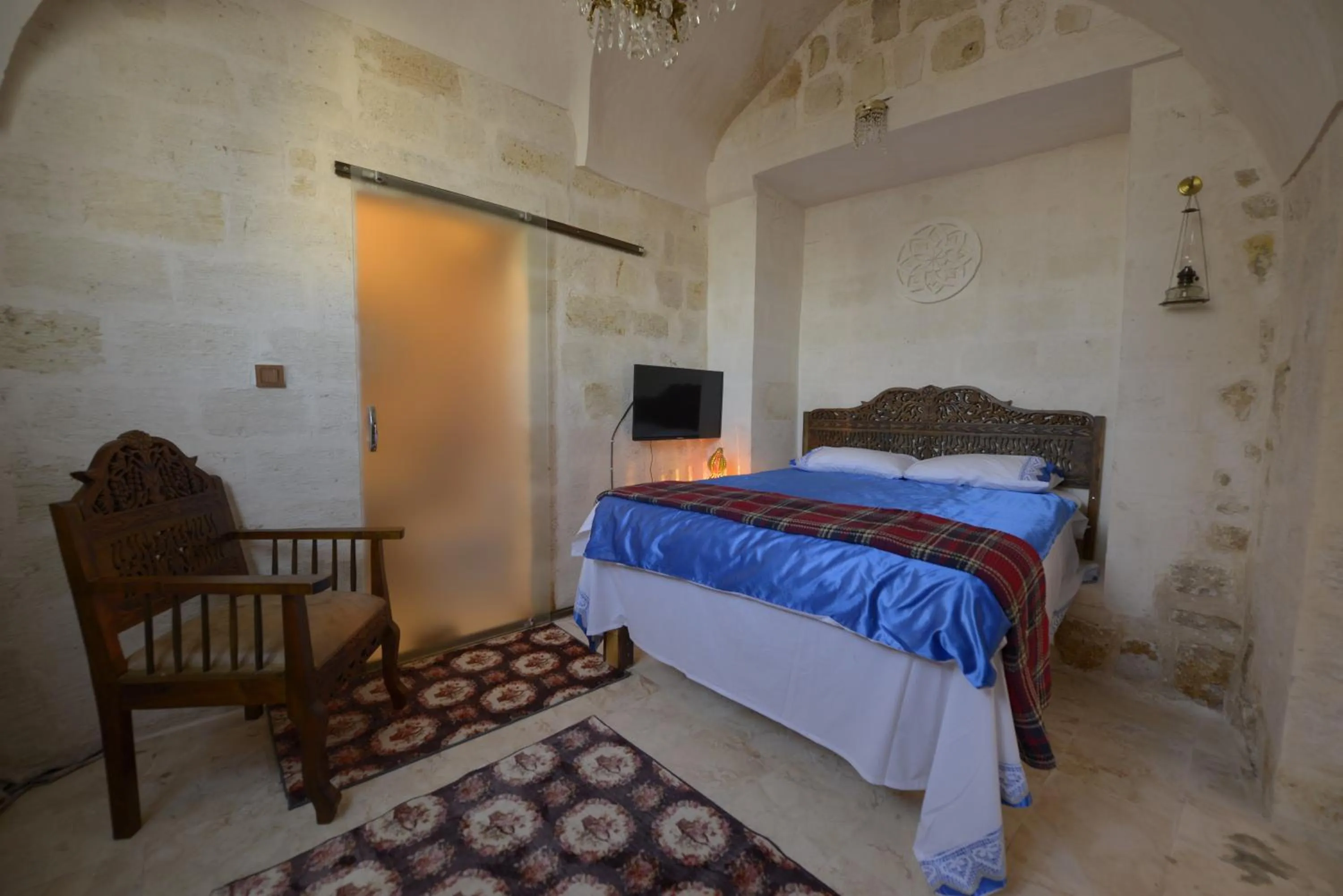 Bed in MERDİN BOUTİQUE HOTEL