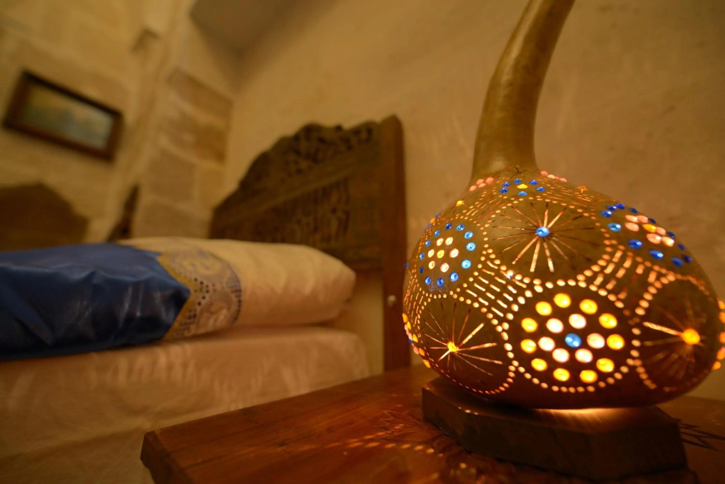 Bed in MERDİN BOUTİQUE HOTEL