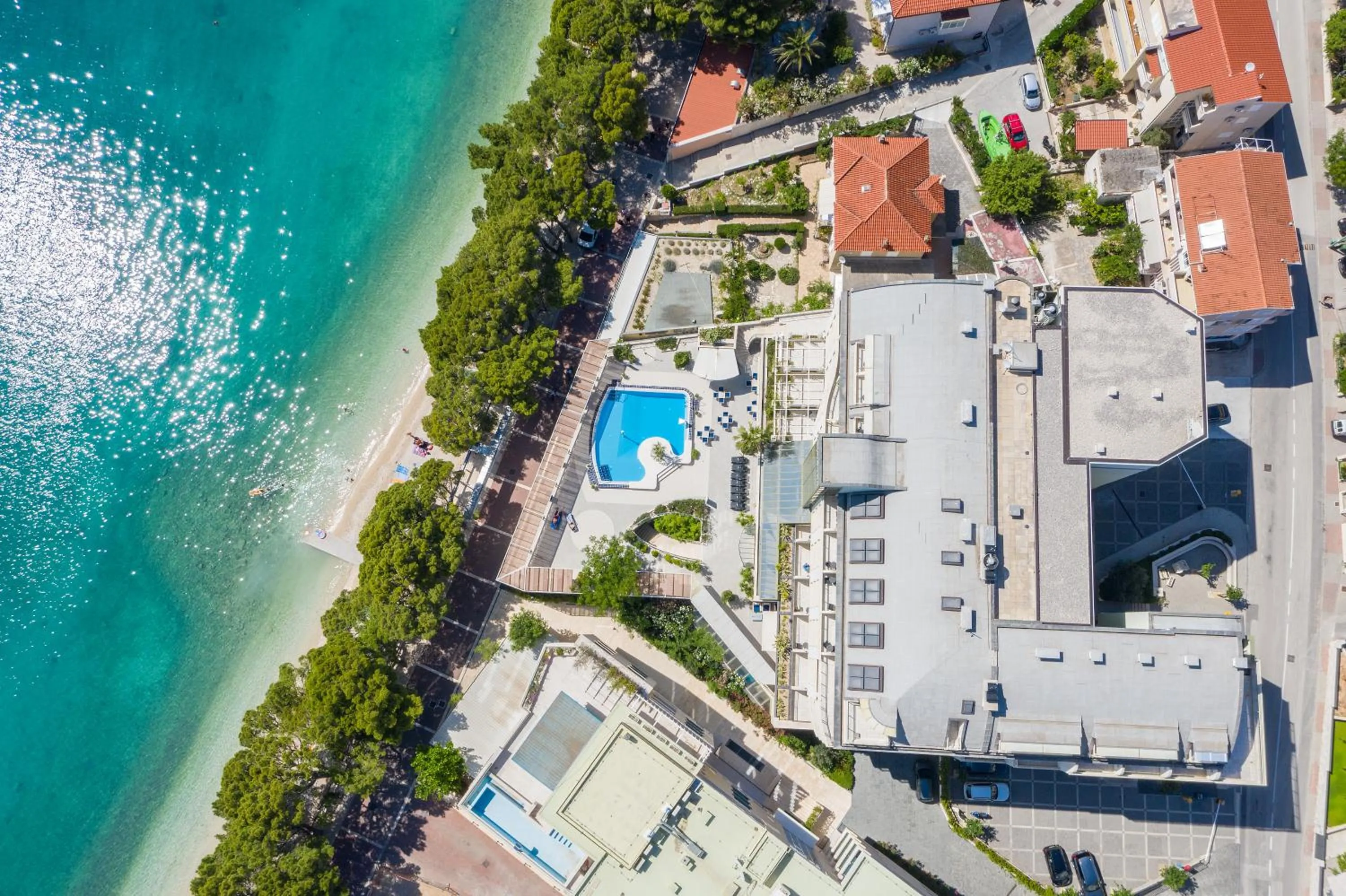 Property building in Hotel Park Makarska