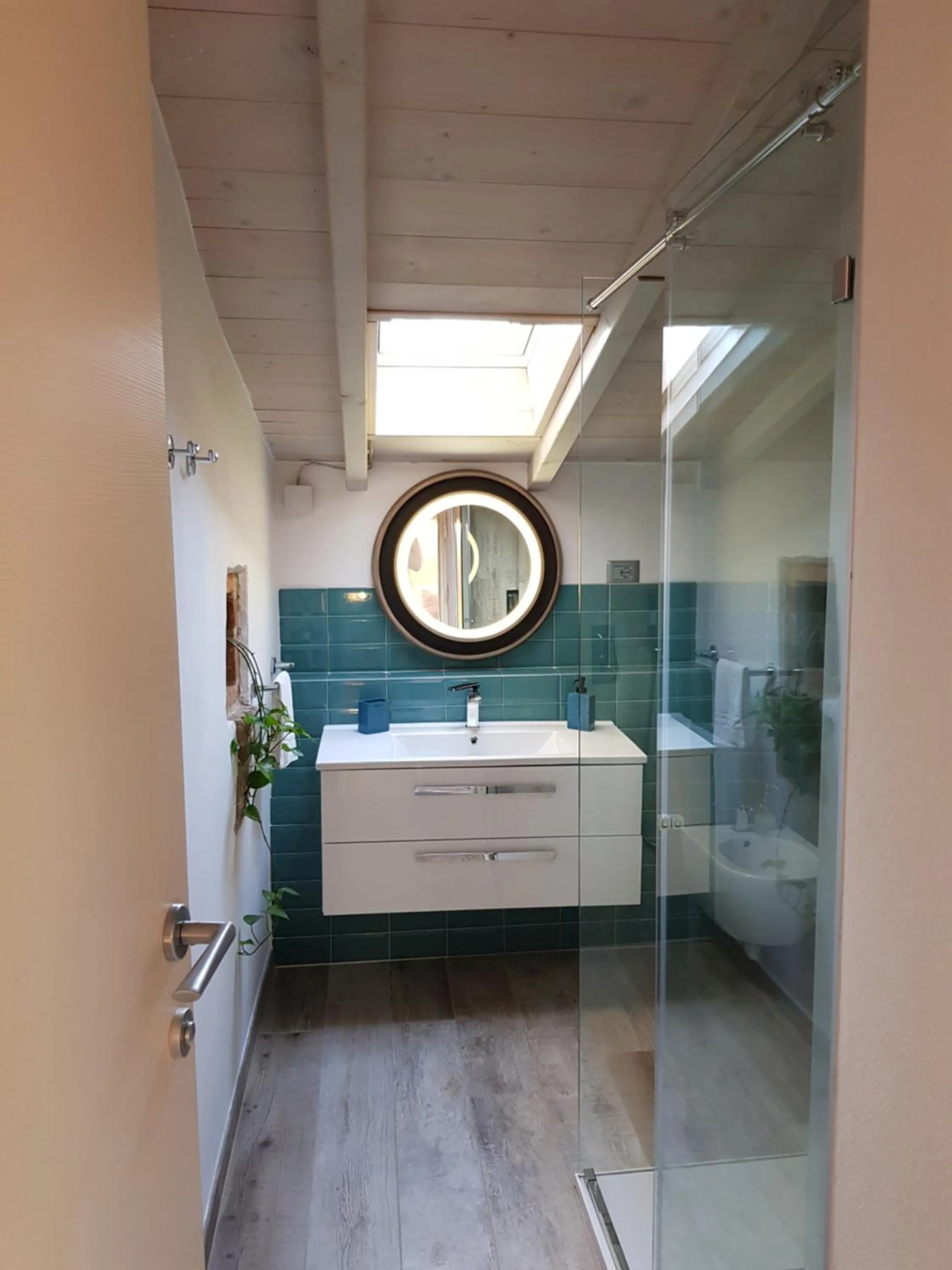 Bathroom in Santa Marta Rooms&Studios