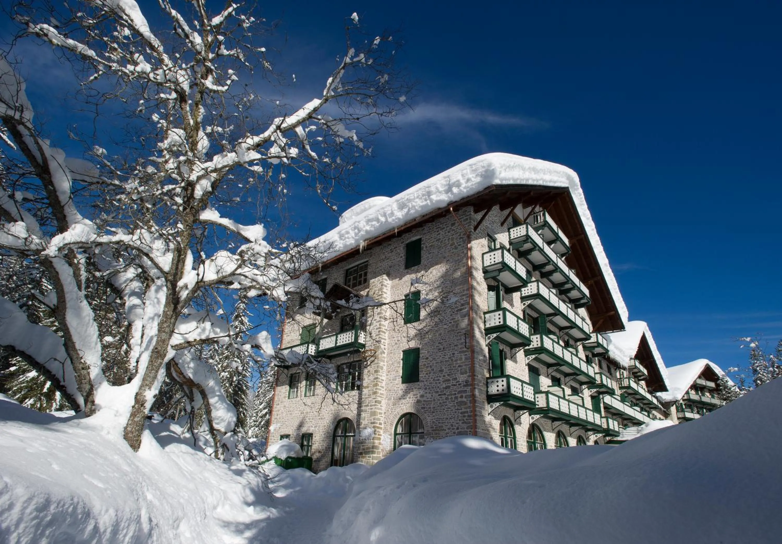 Property building in Hotel Lago di Braies