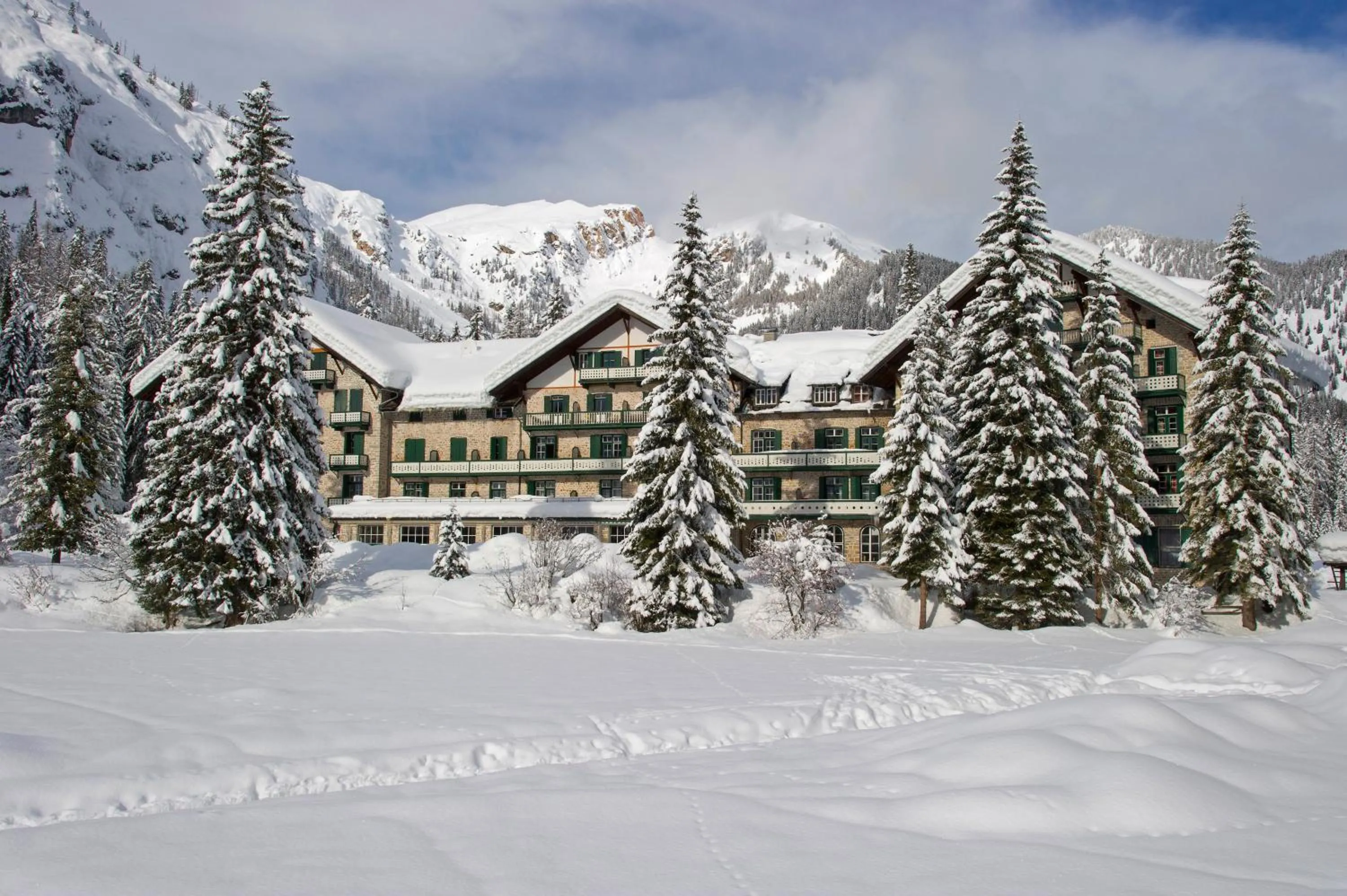 Property building in Hotel Lago di Braies
