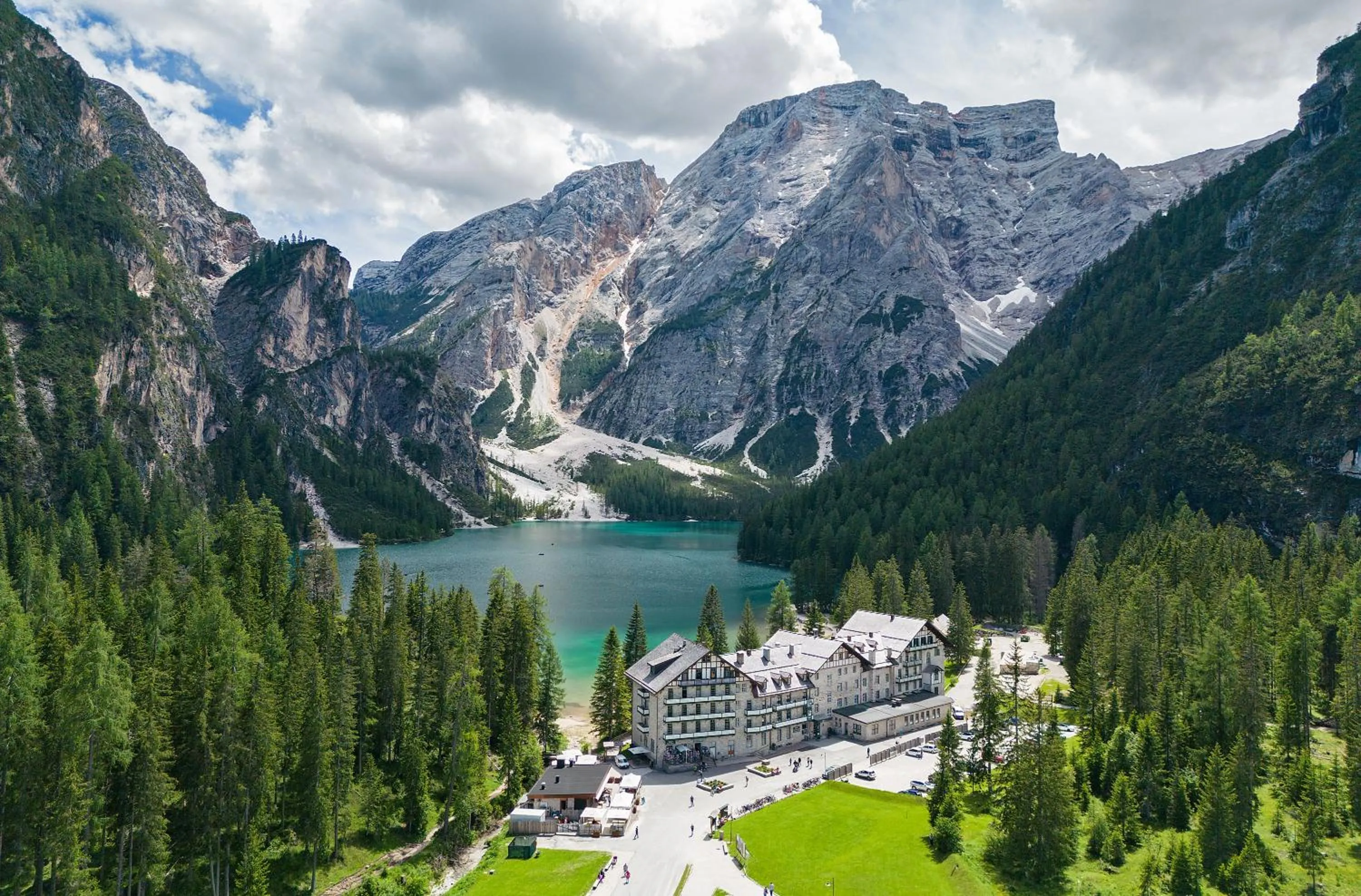 Property building in Hotel Lago di Braies