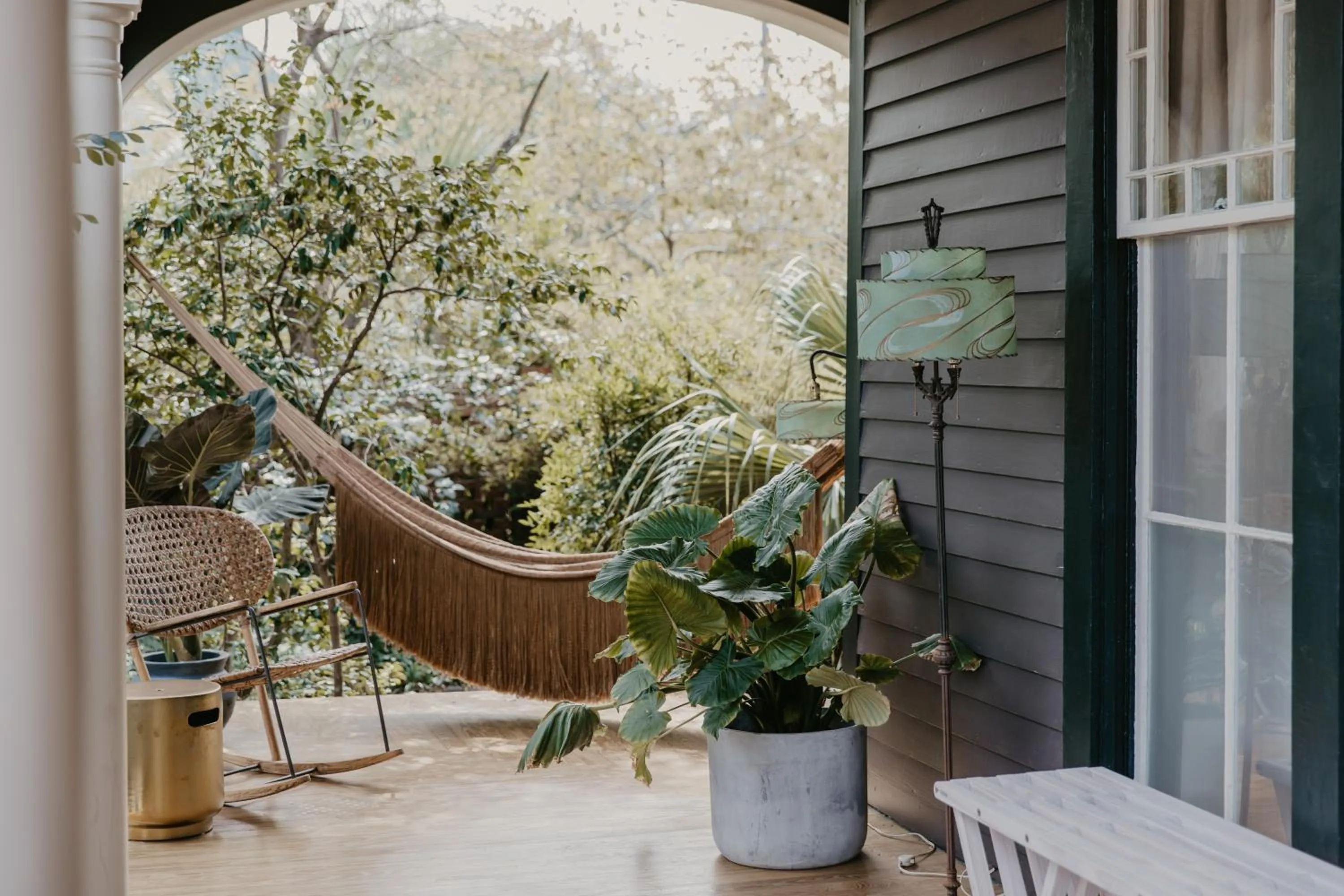 Patio in DREAMERS bnb
