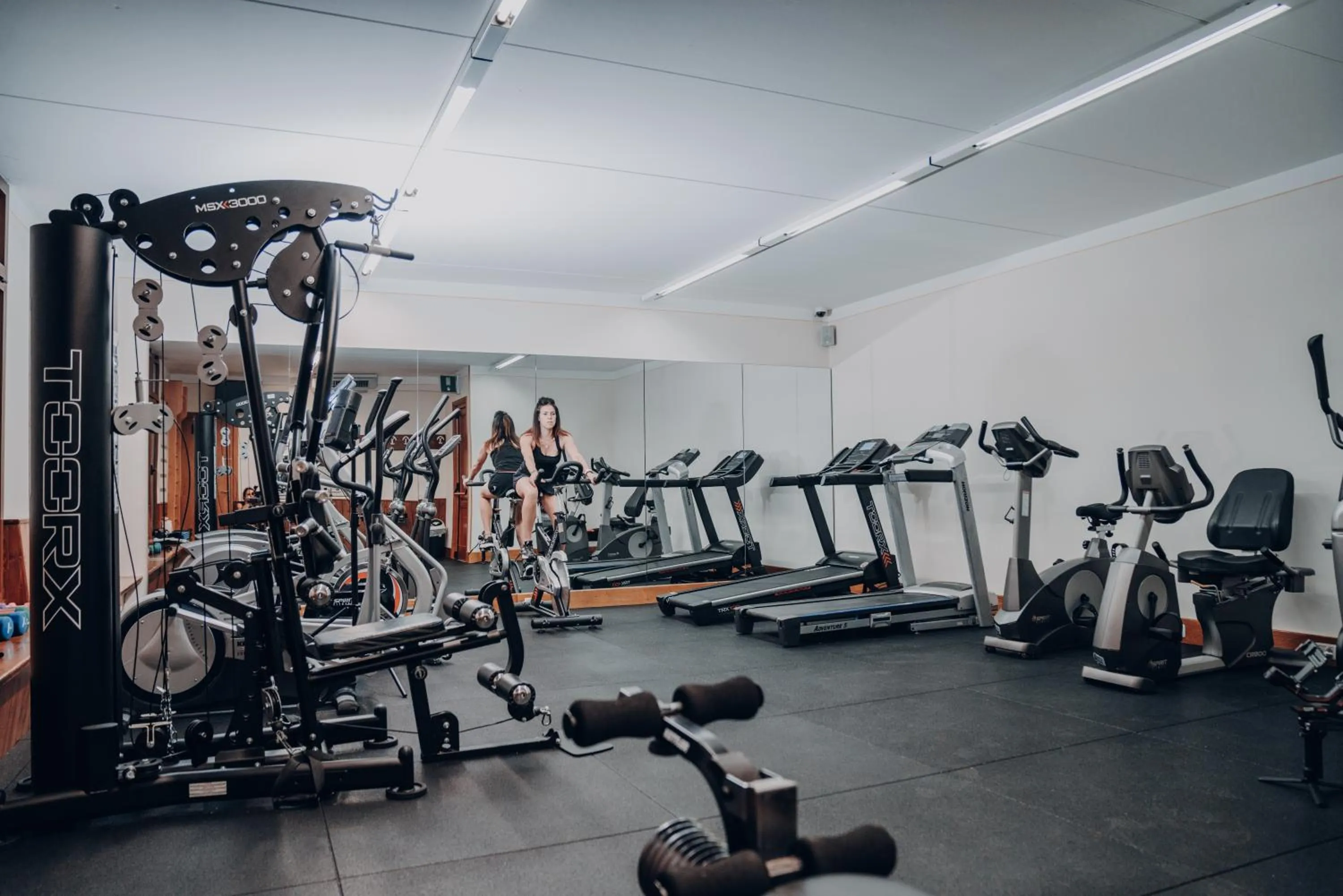 Fitness centre/facilities in Hotel Residence La Pertica