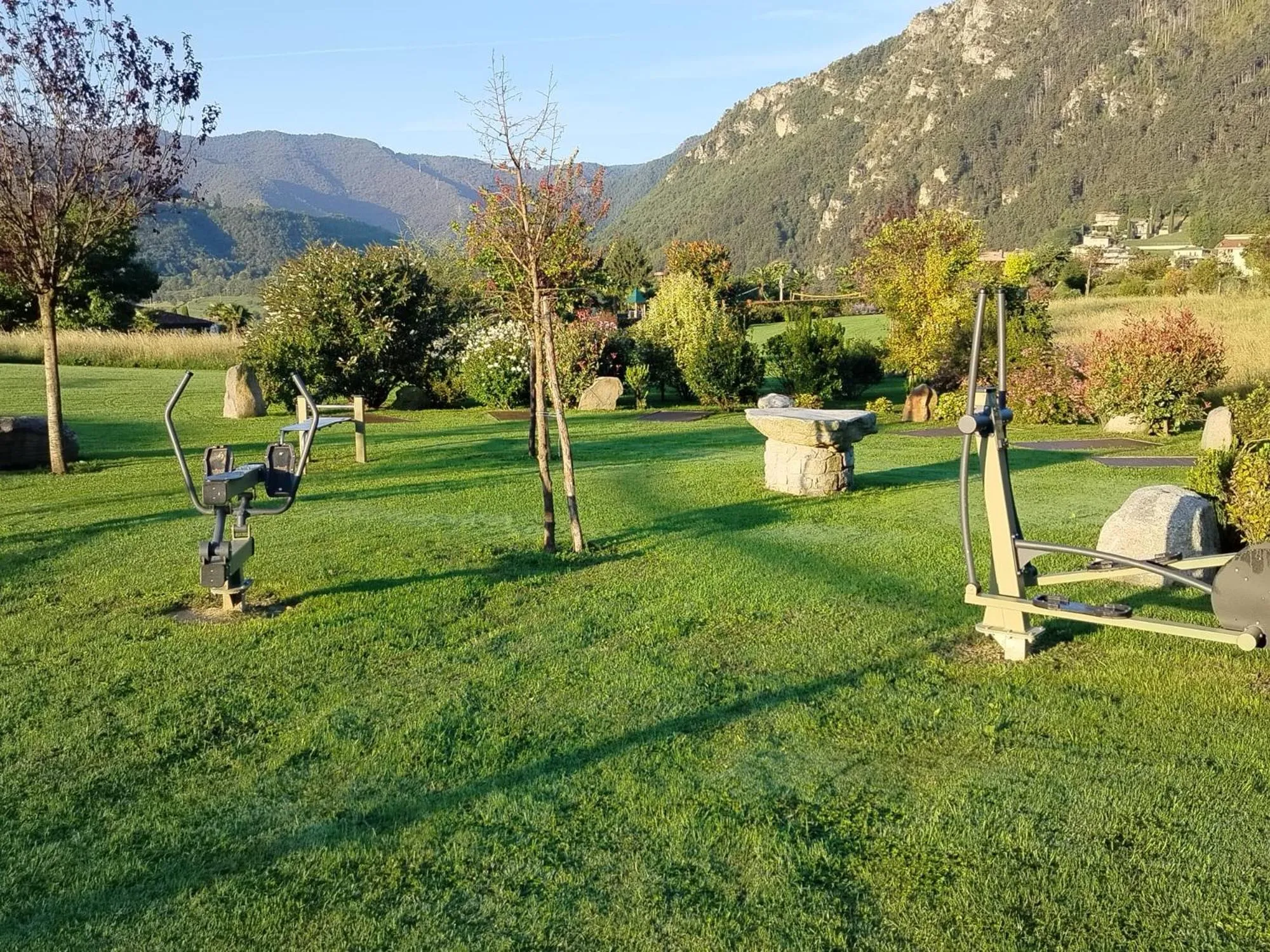 Fitness centre/facilities in Hotel Residence La Pertica