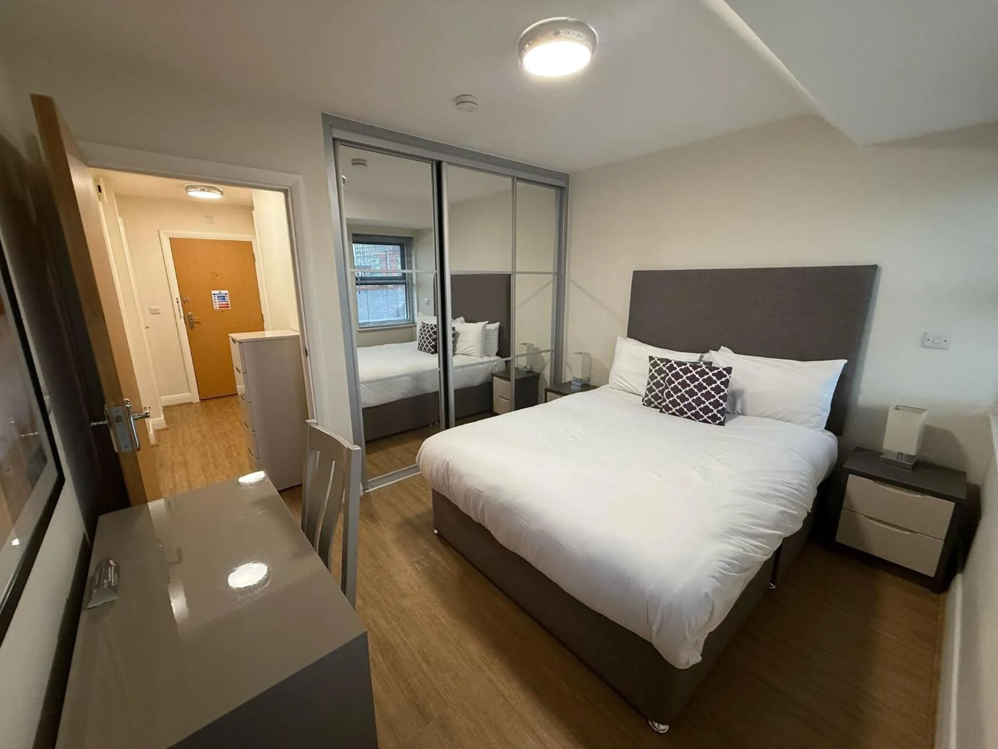 Bed in House of Fisher - City Wall House