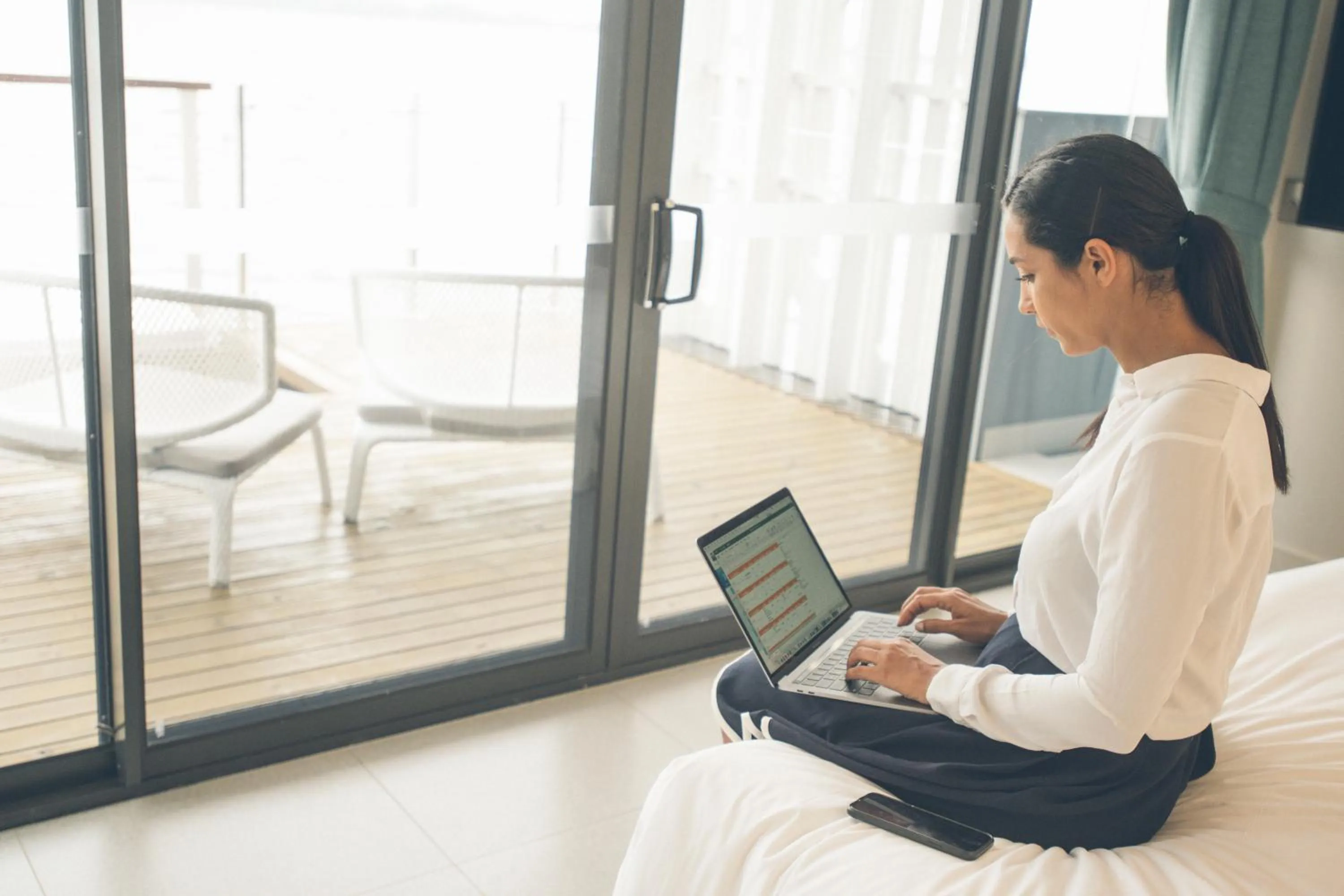 People in Loloata Island Resort
