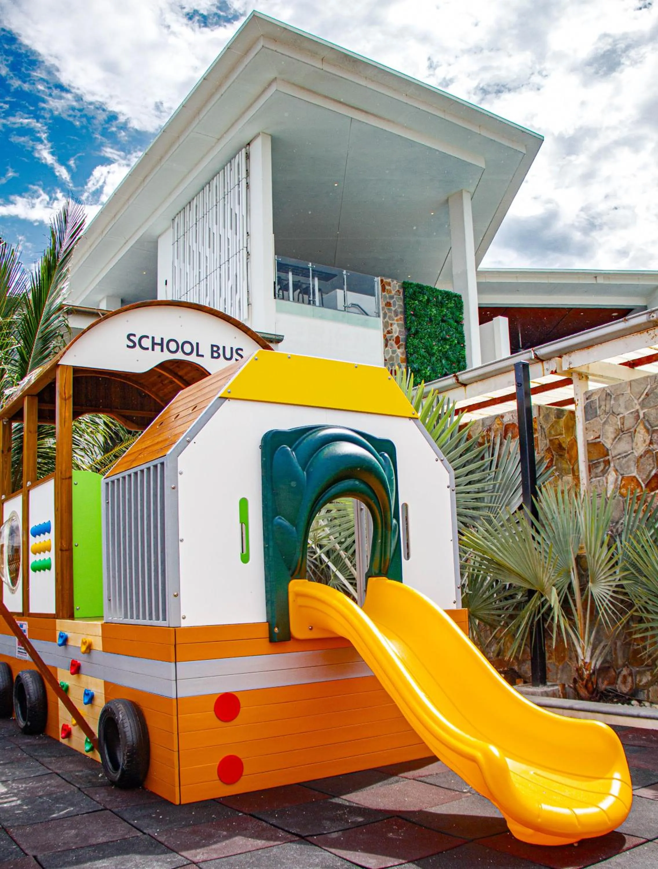 Children play ground in Loloata Island Resort