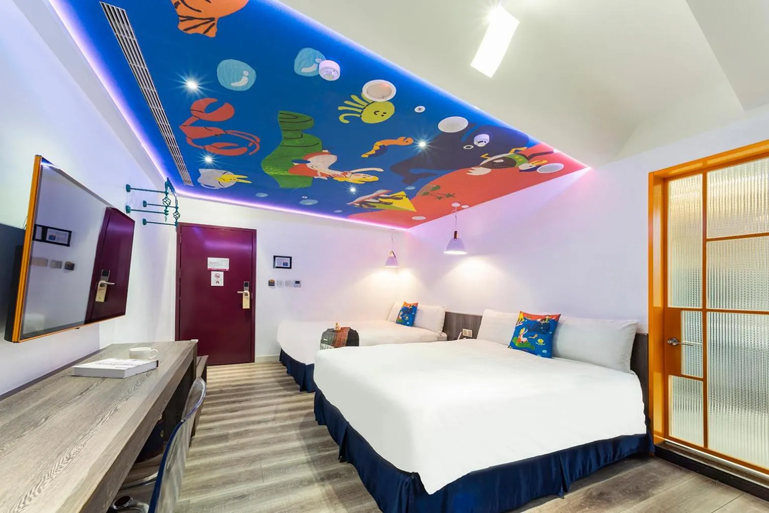 Bed in Norway Forest Travel hotel 1 Taichung