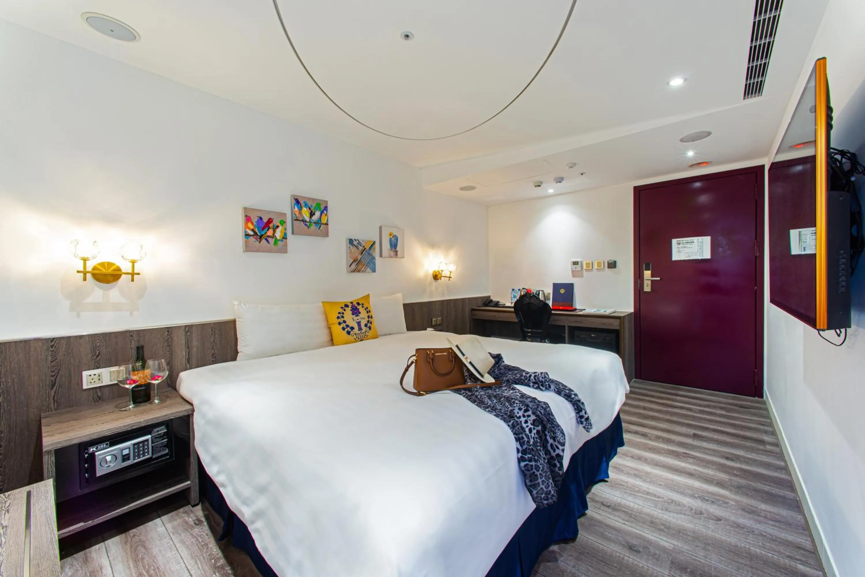 Bed in Norway Forest Travel hotel 1 Taichung