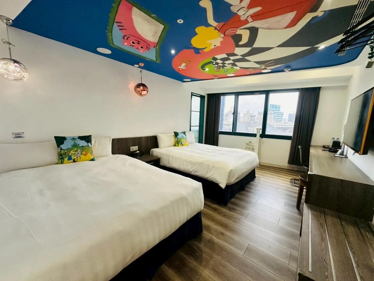 Bed in Norway Forest Travel hotel 1 Taichung