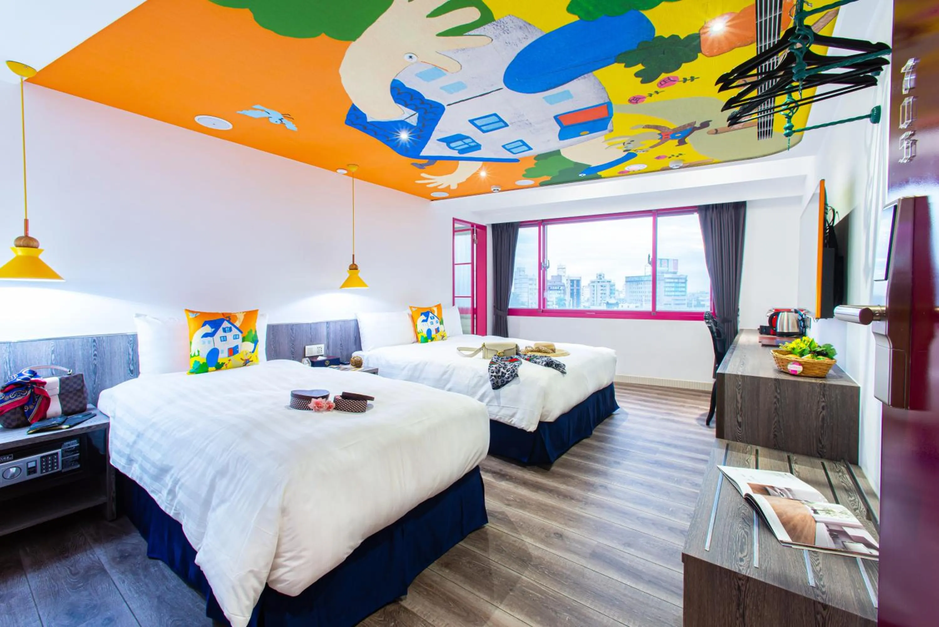 Bed in Norway Forest Travel hotel 1 Taichung