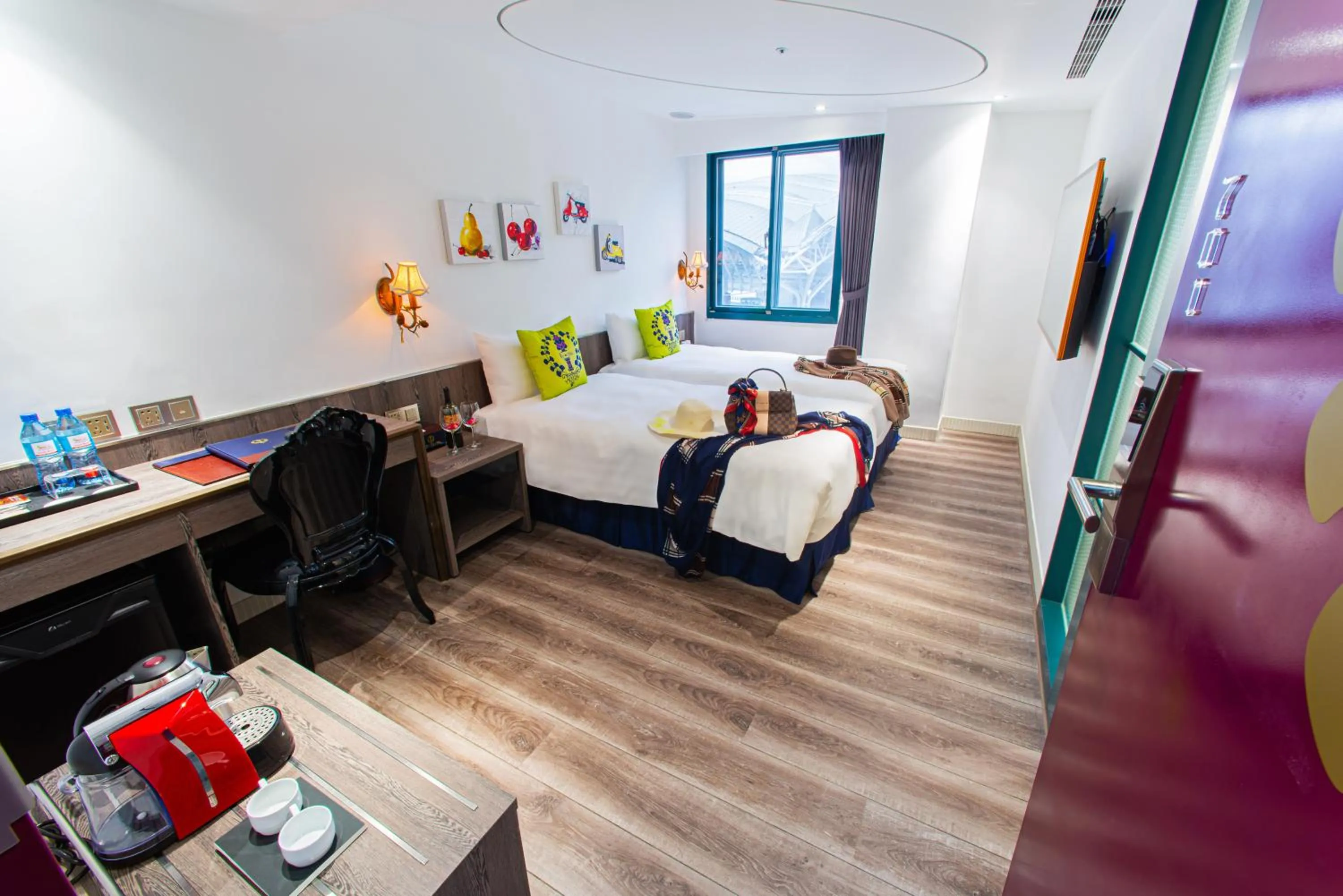 Bed in Norway Forest Travel hotel 1 Taichung