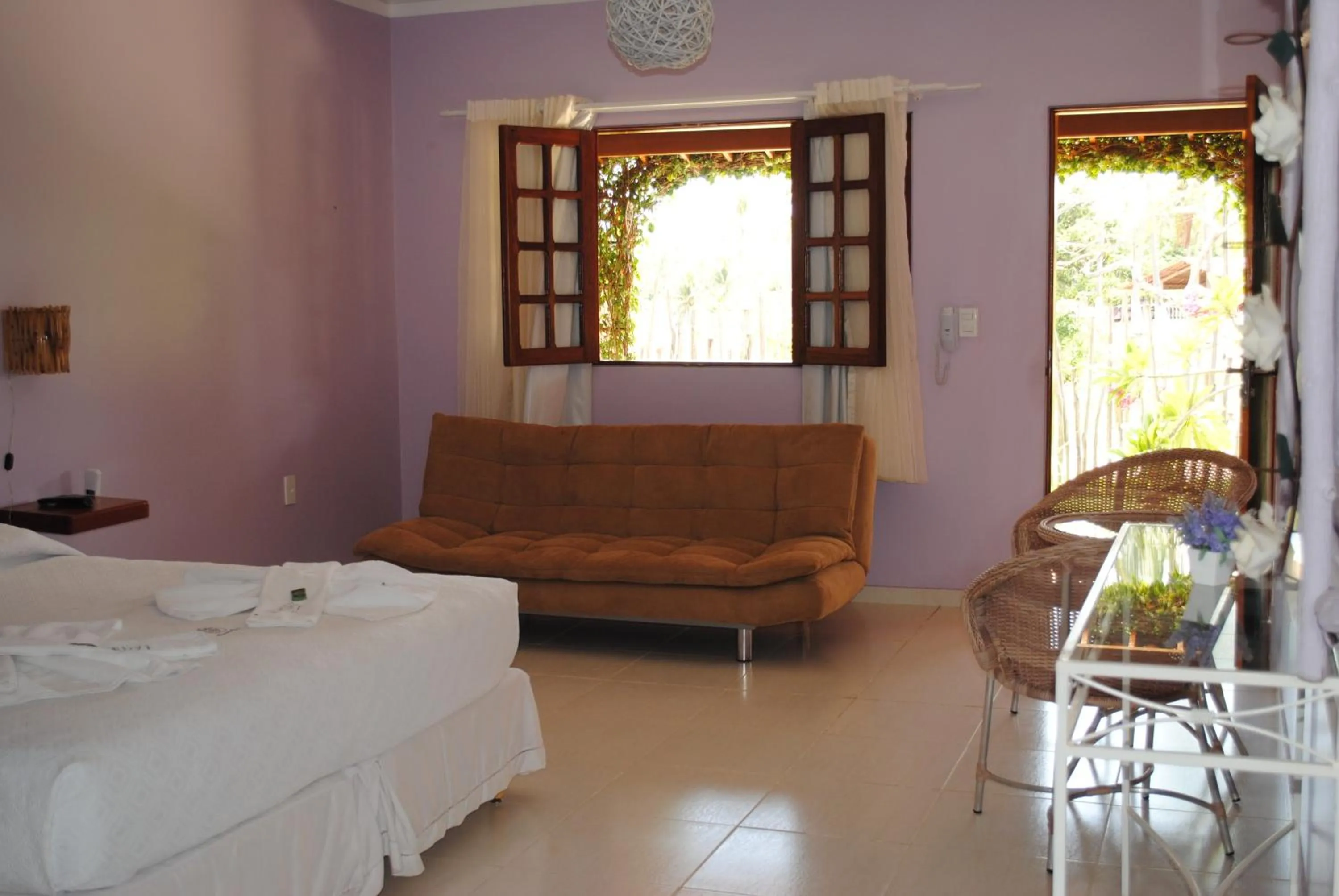 Bed in Fazenda Fiore Resort