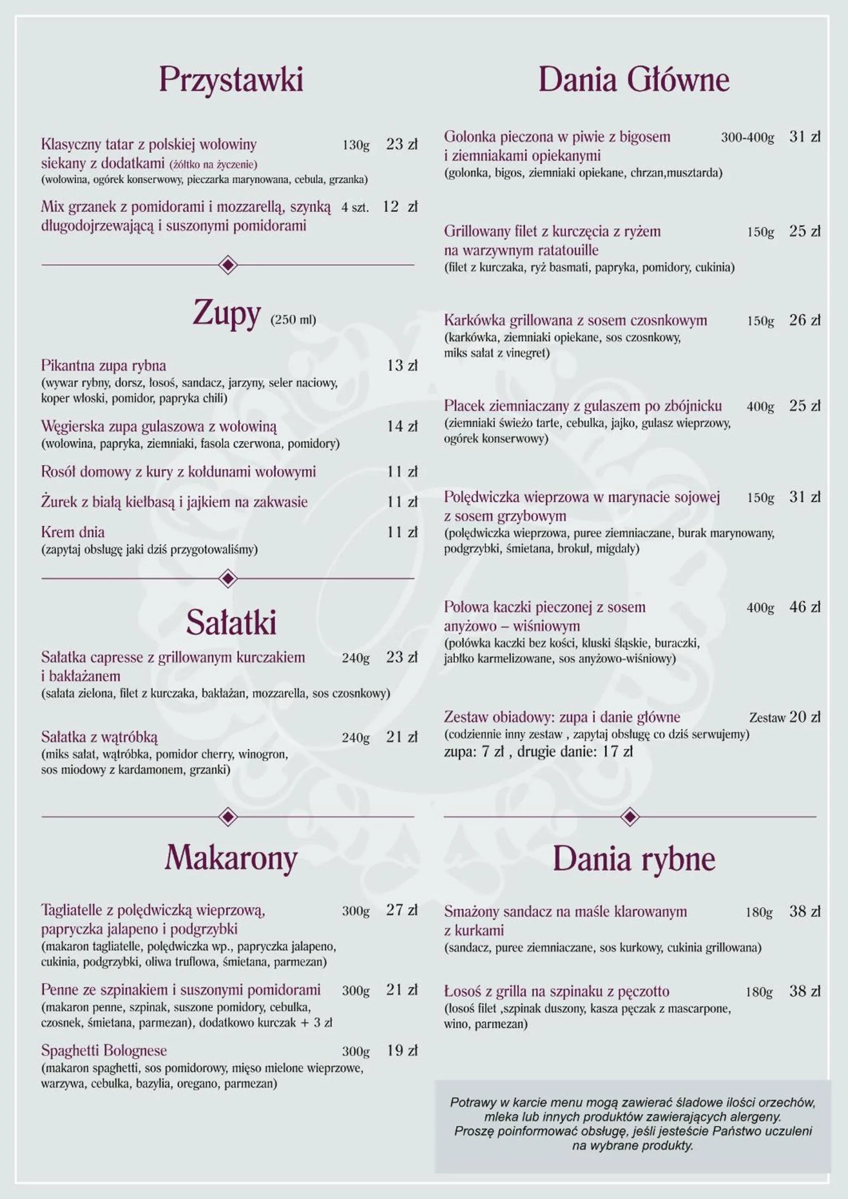 Restaurant/places to eat in Pokoje De Luxe Figaro