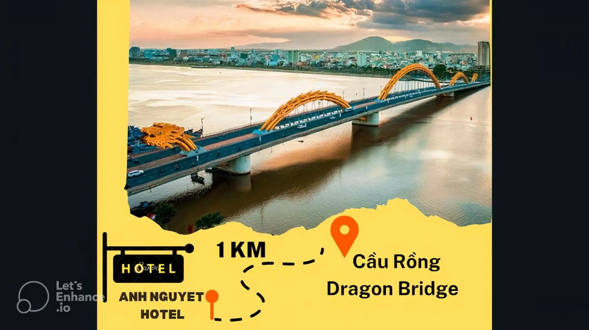 Nearby landmark in Anh Nguyet Da Nang Hotel