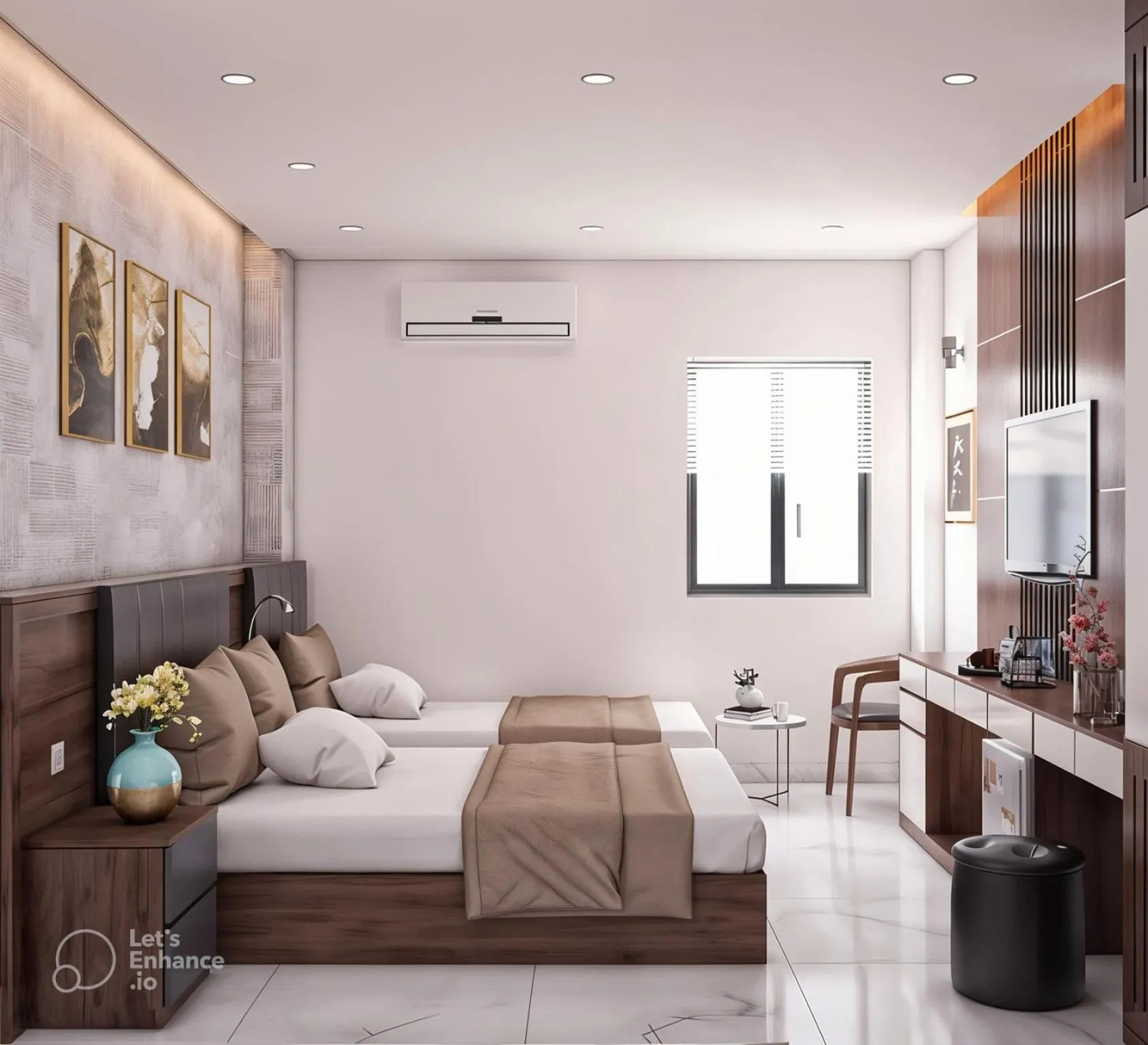 Bed in Anh Nguyet Da Nang Hotel