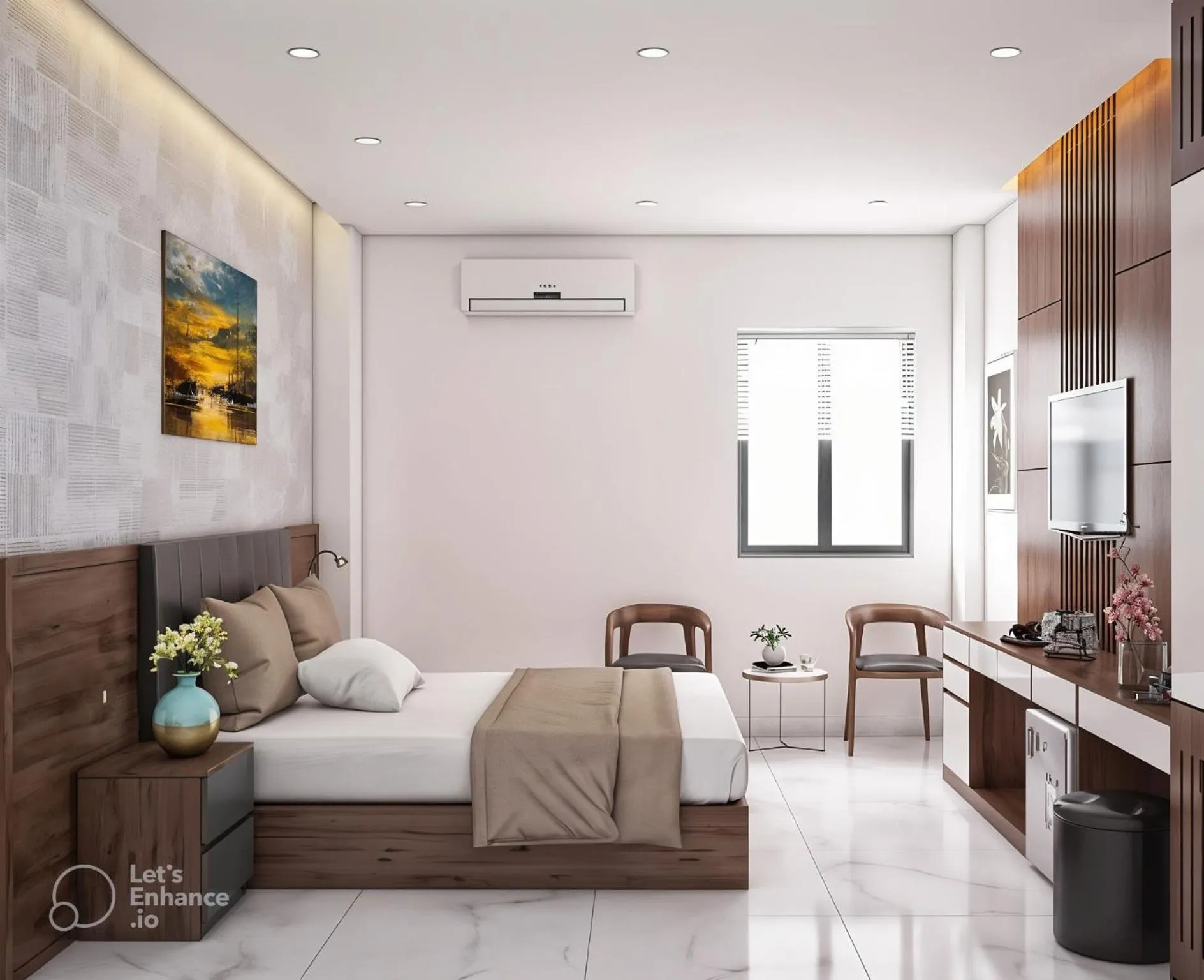 Bed in Anh Nguyet Da Nang Hotel