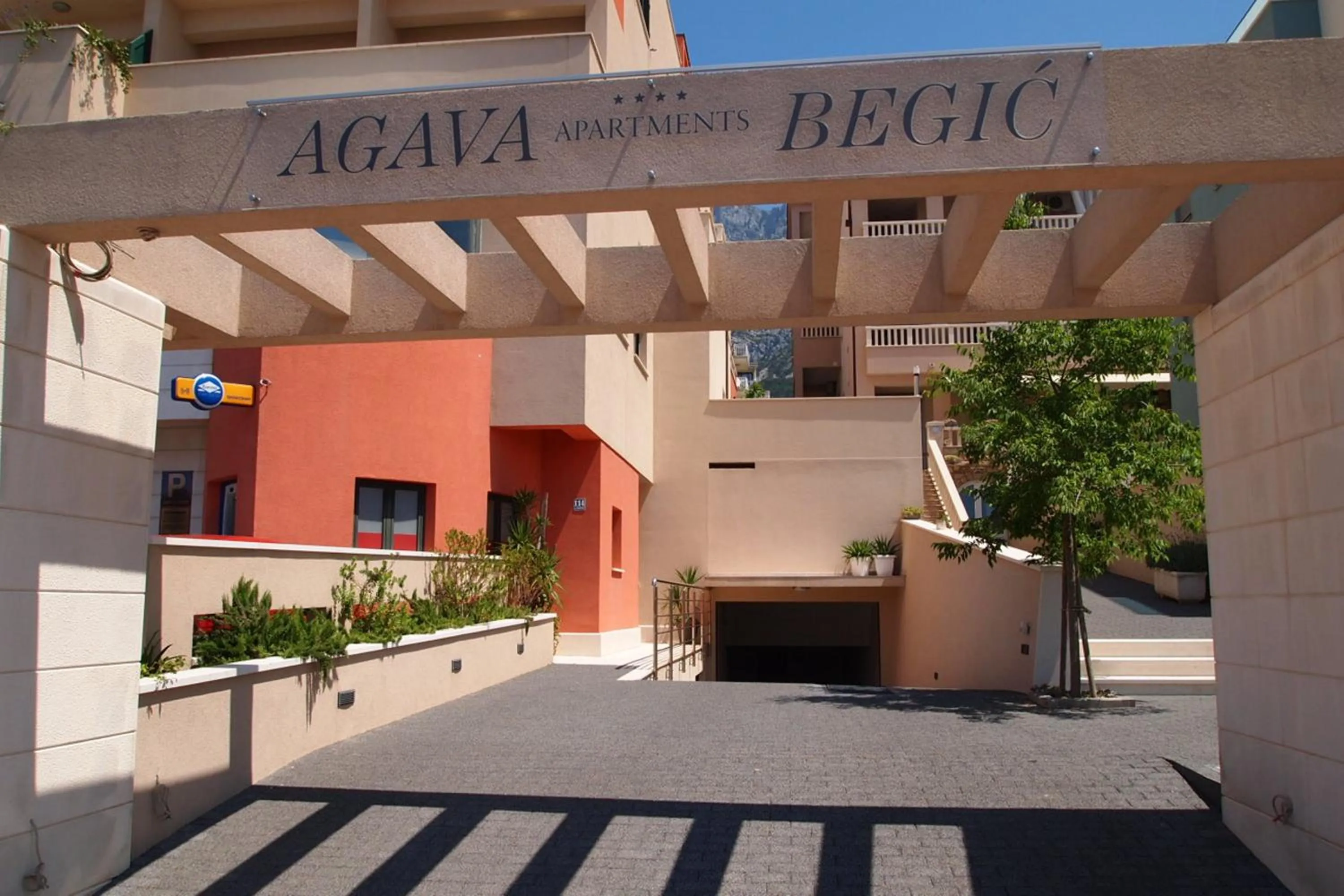 Facade/entrance in Apartments Agava